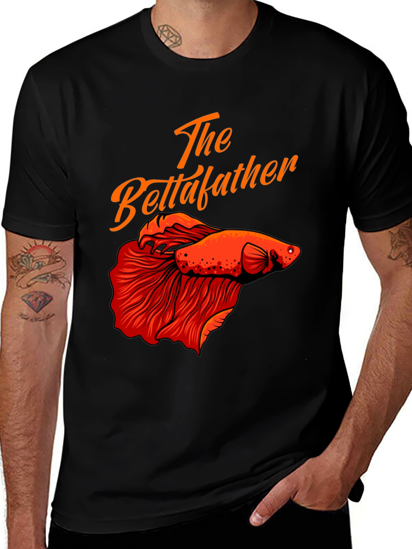 The Bettafather Graphic T-Shirt