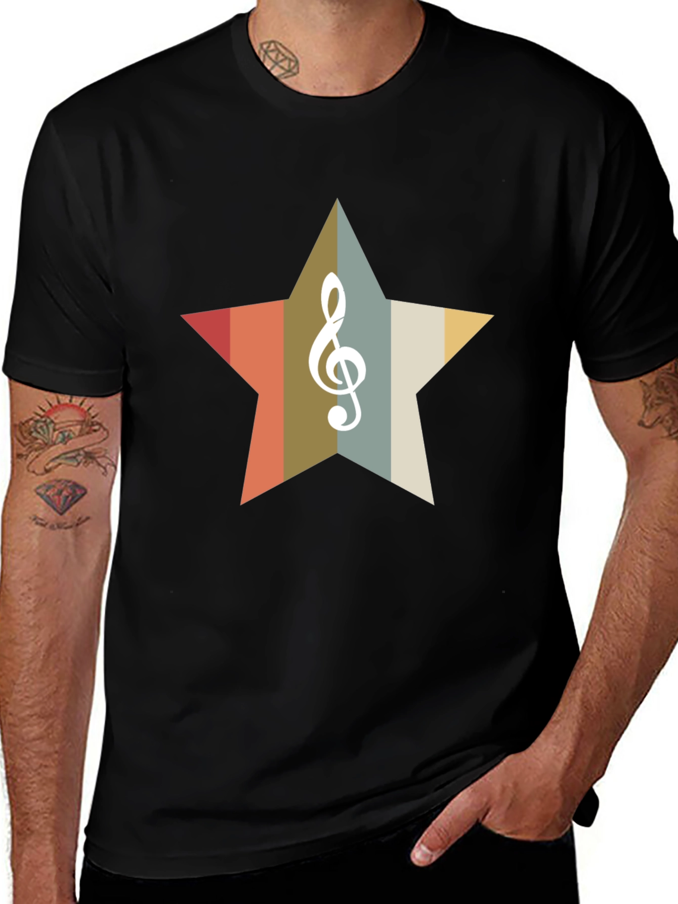 Variant 13 of Retro Music Star Graphic T-Shirt