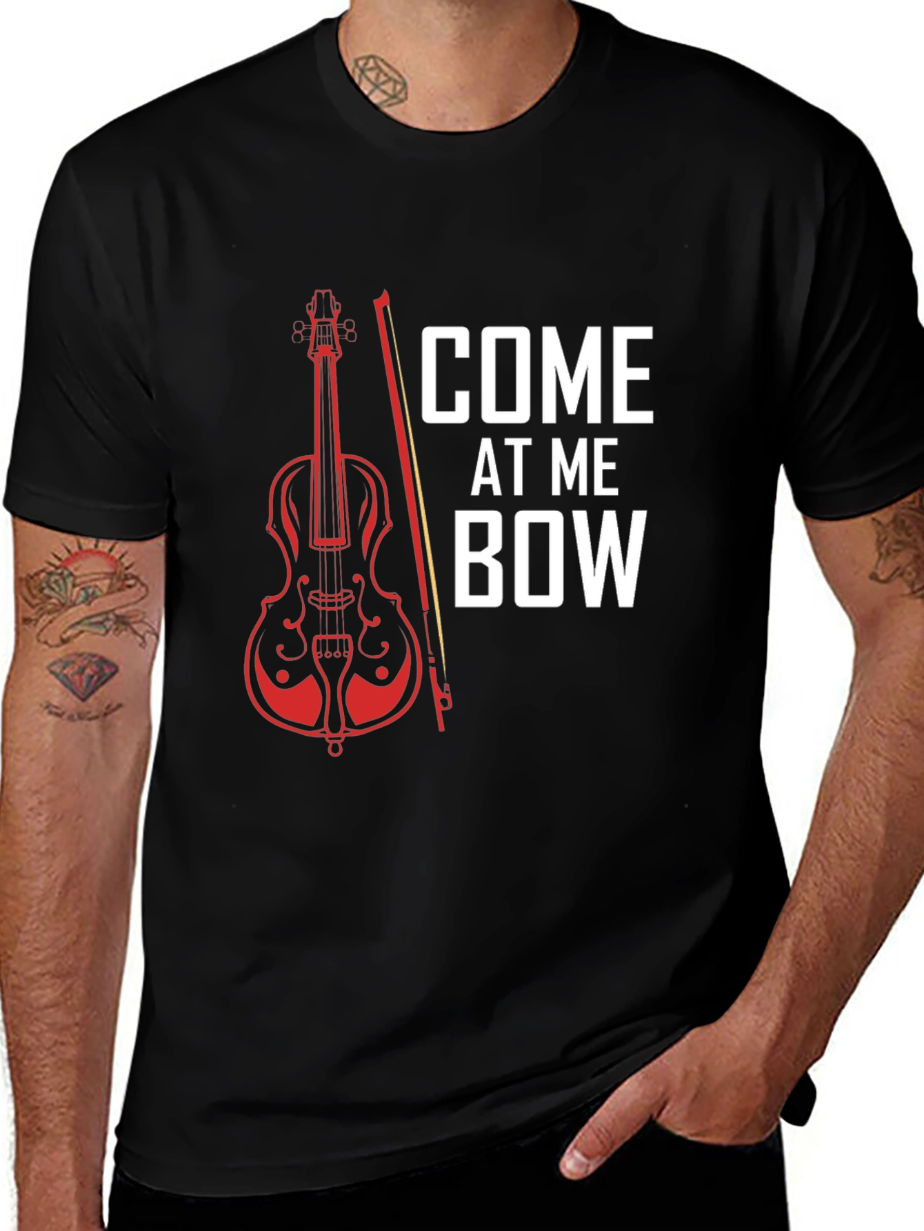 Variant 25 of Come At Me Bow - Musician T-Shirt