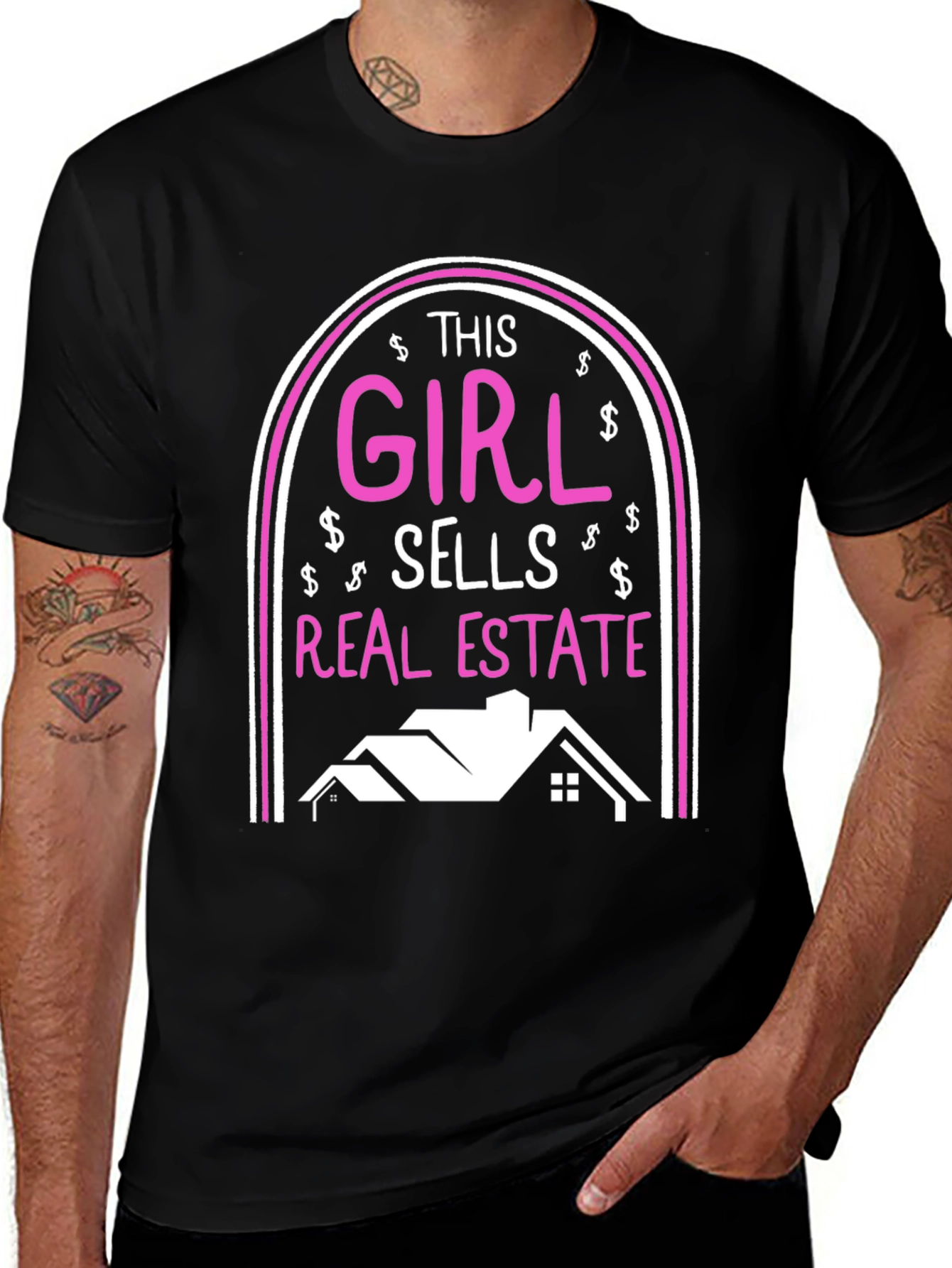 Variant 19 of Real Estate Agent T-Shirt - This Girl Sells Real Estate