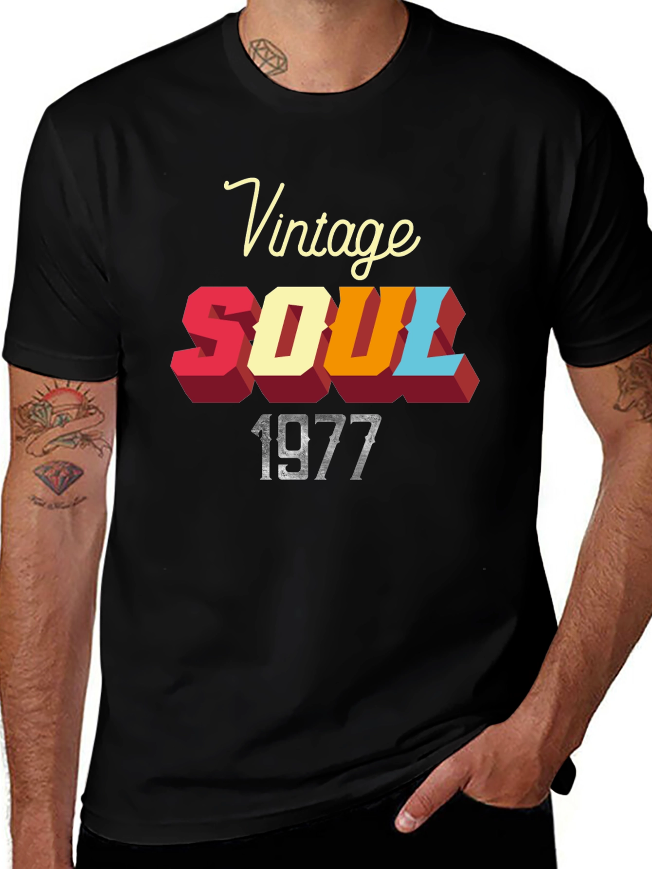 Variant 19 of Vintage Soul 1977 Graphic T-Shirt