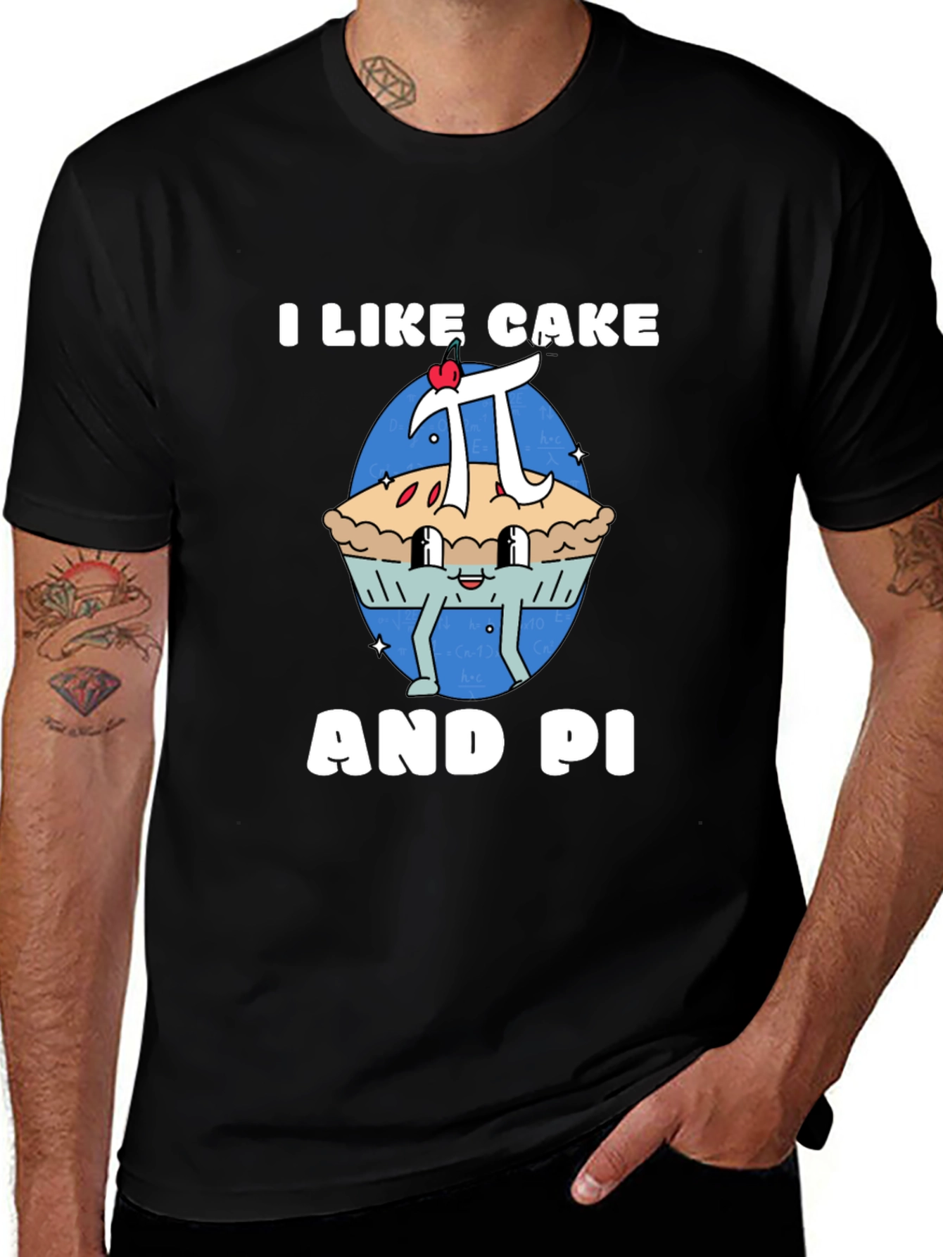 I Like Cake and Pi Graphic T-Shirt