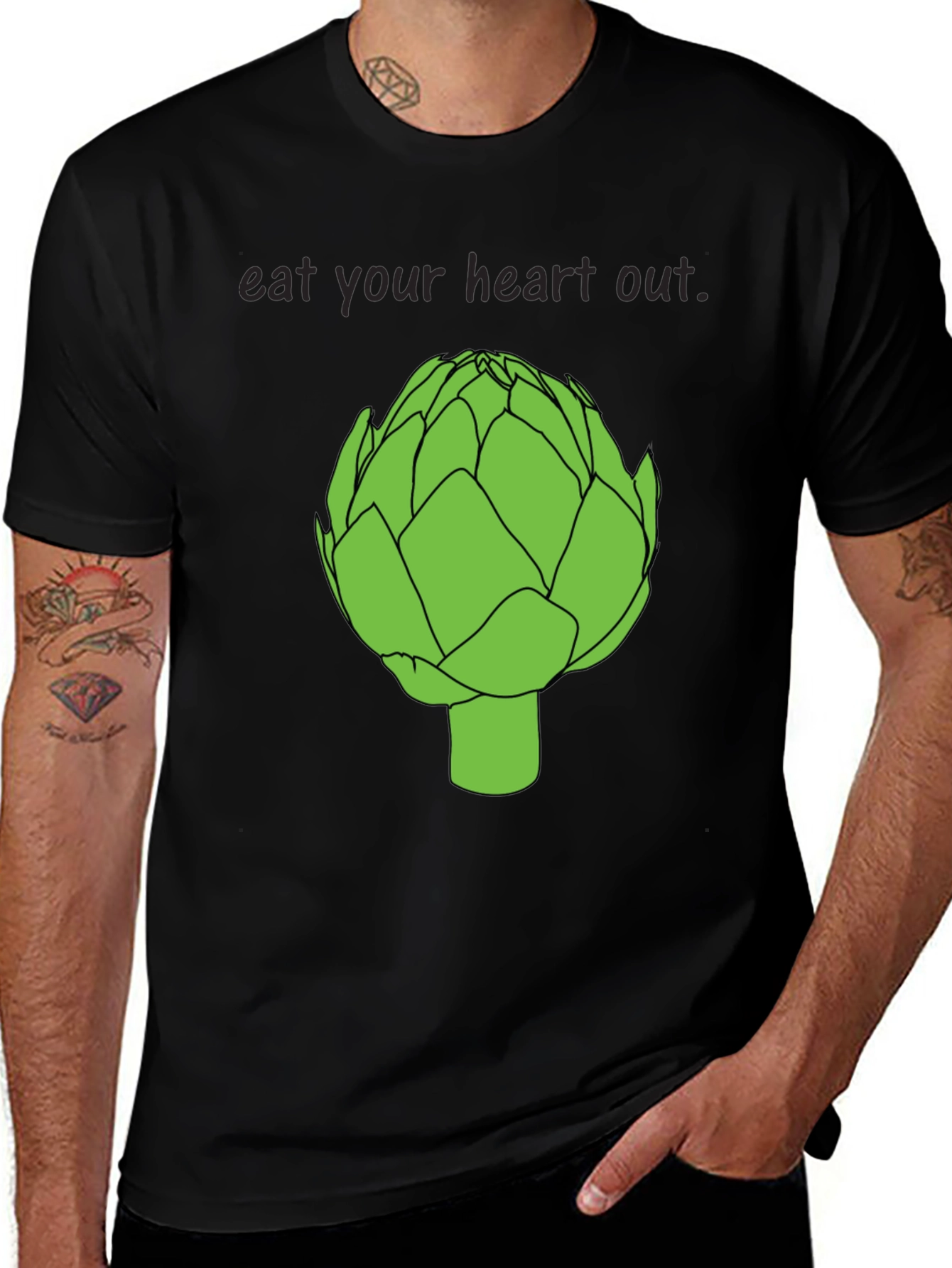 Variant 5 of Eat Your Heart Out Artichoke T-Shirt