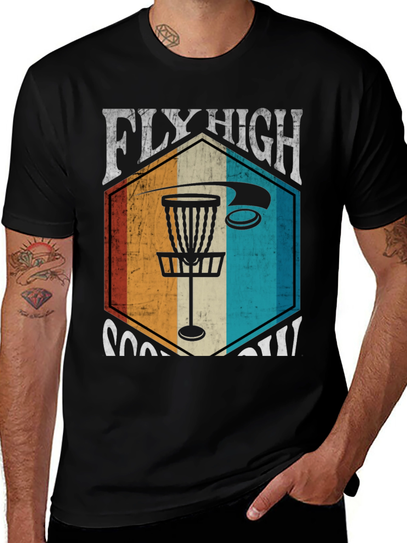 Variant 30 of Fly High Disc Golf T-Shirt