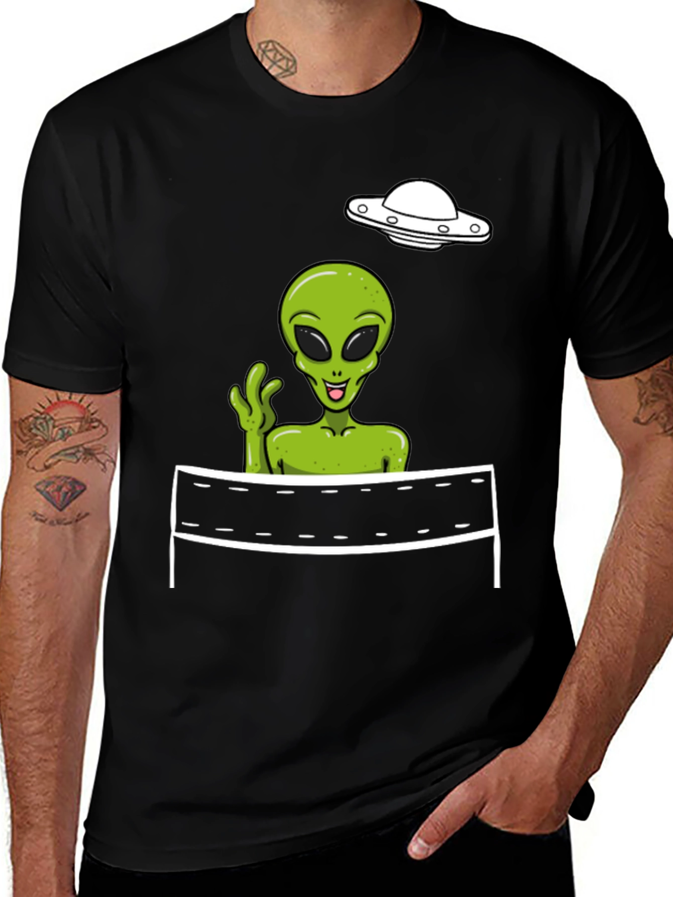Variant 26 of Alien Volleyball Graphic Tee