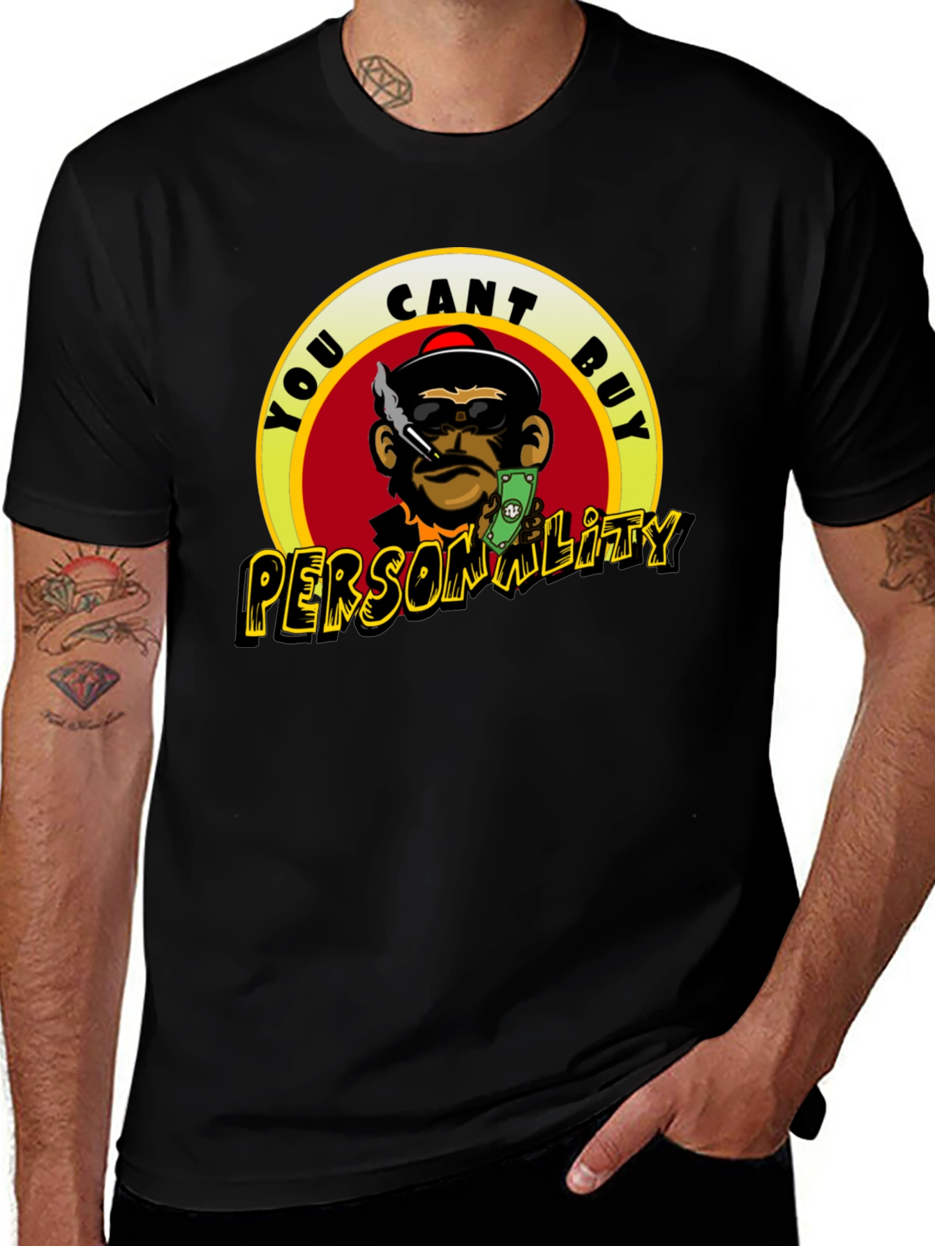 Variant 8 of Funny Monkey Personality T-Shirt