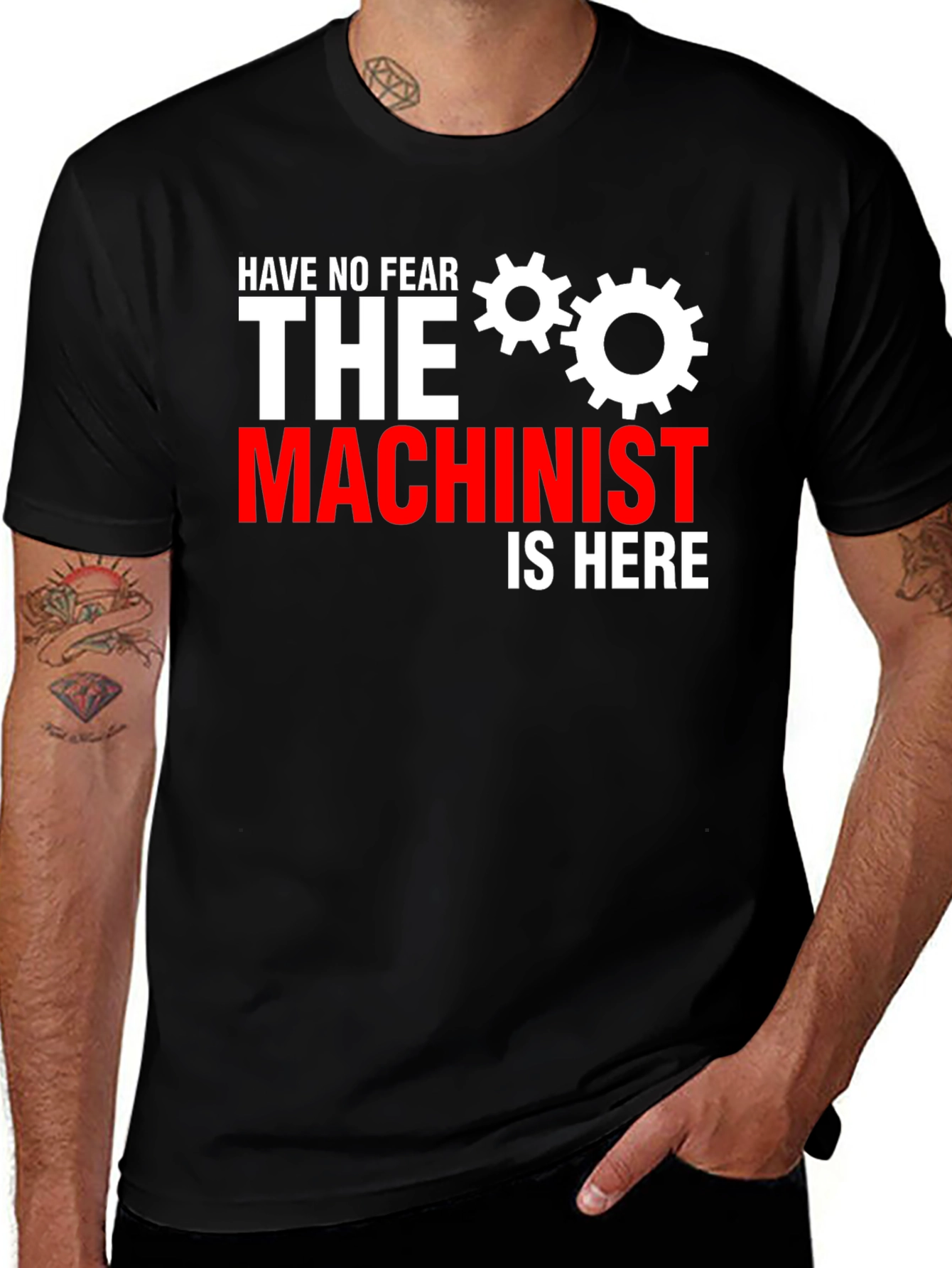 Variant 15 of Have No Fear The Machinist Is Here T-Shirt