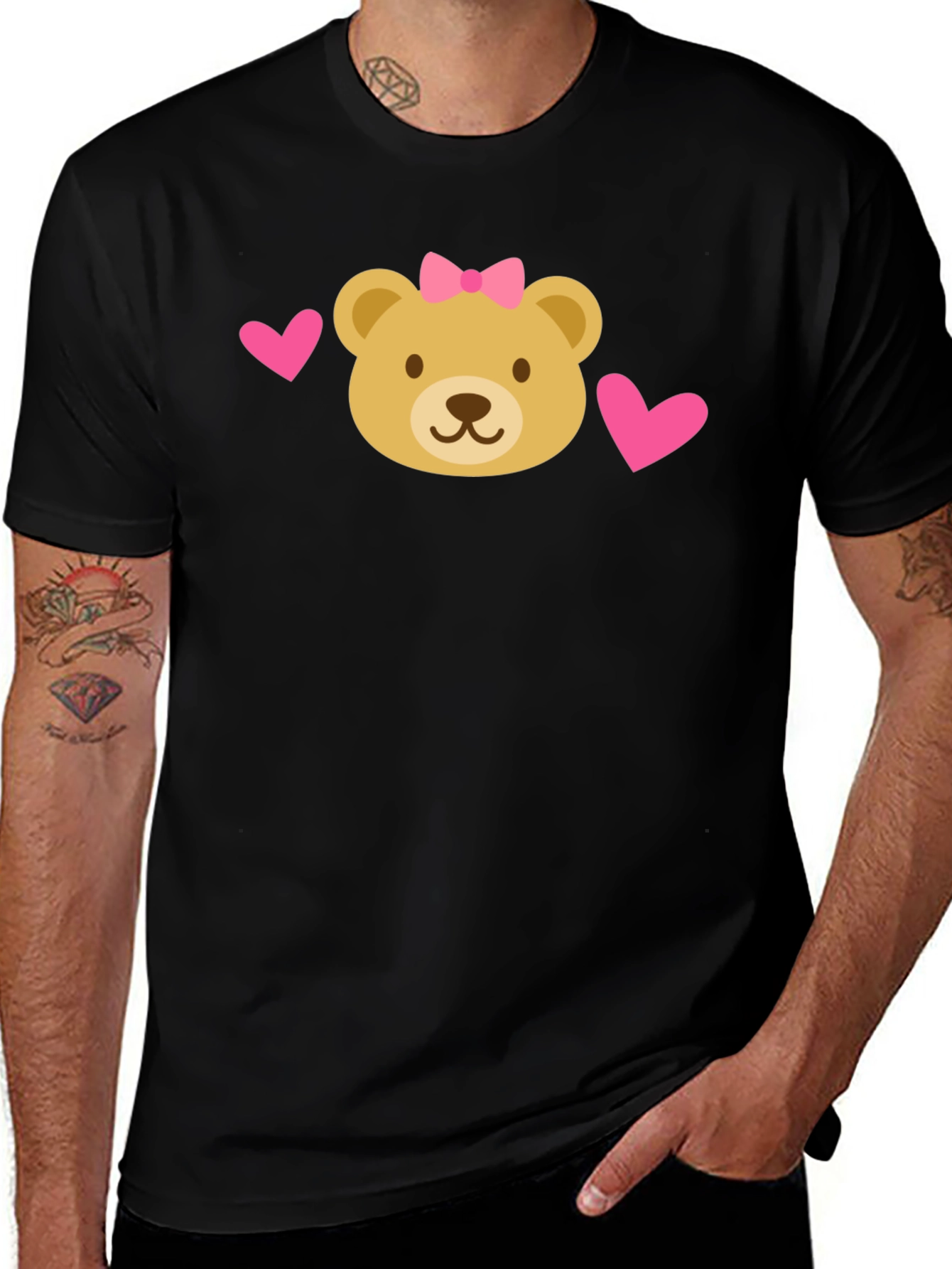 Variant 8 of Cute Bear Heart T-Shirt