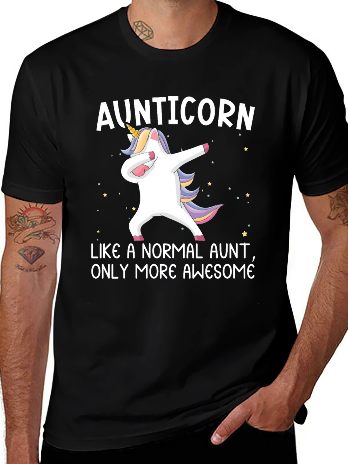 Aunticorn T-Shirt - Like a Normal Aunt, Only More Awesome