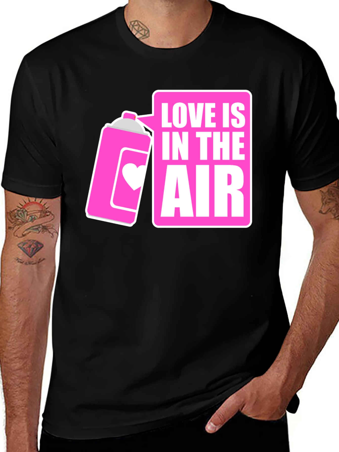 Variant 27 of Love is in the Air Graphic Tee