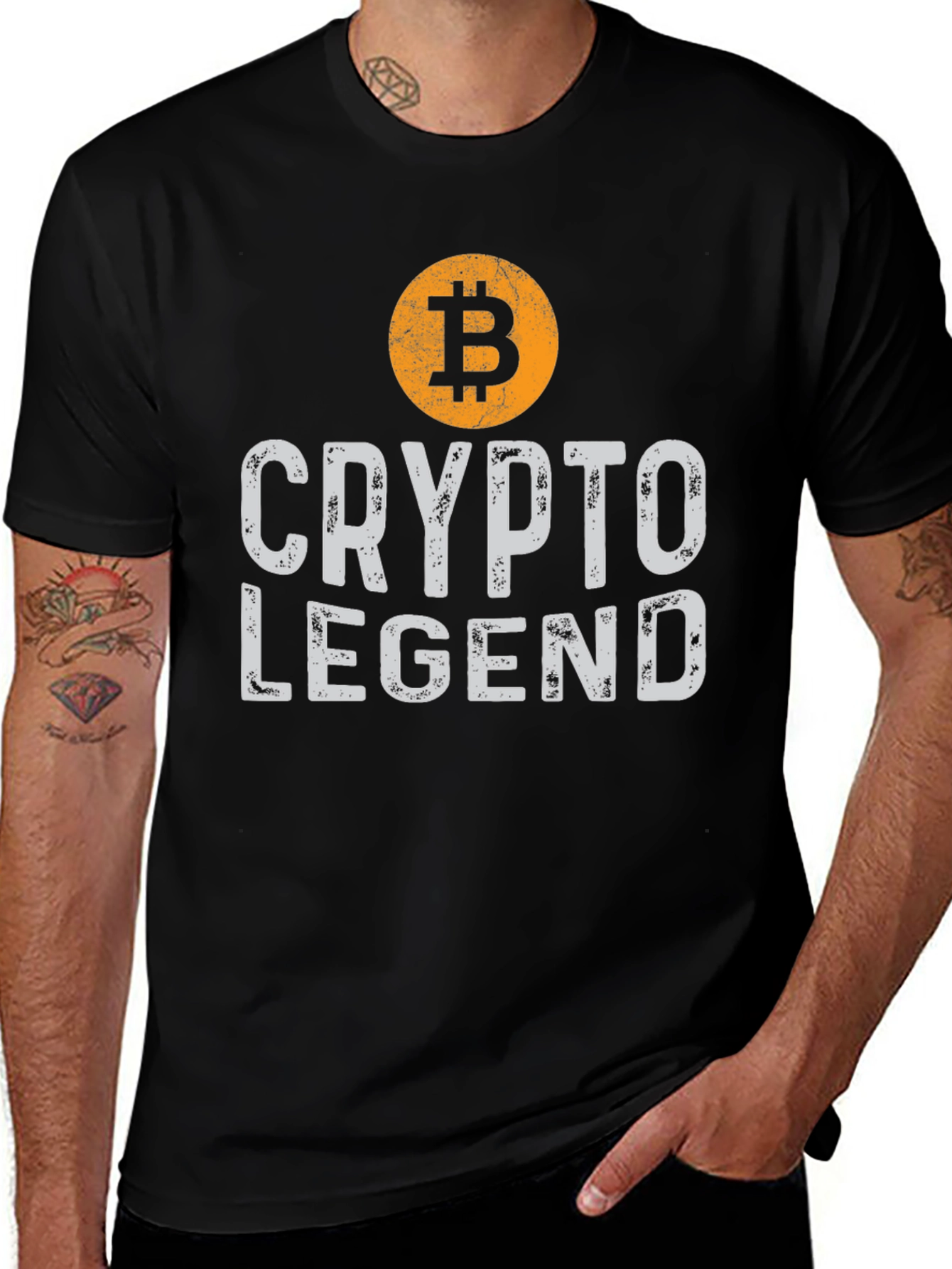 Variant 20 of Crypto Legend T-Shirt - Bitcoin Design