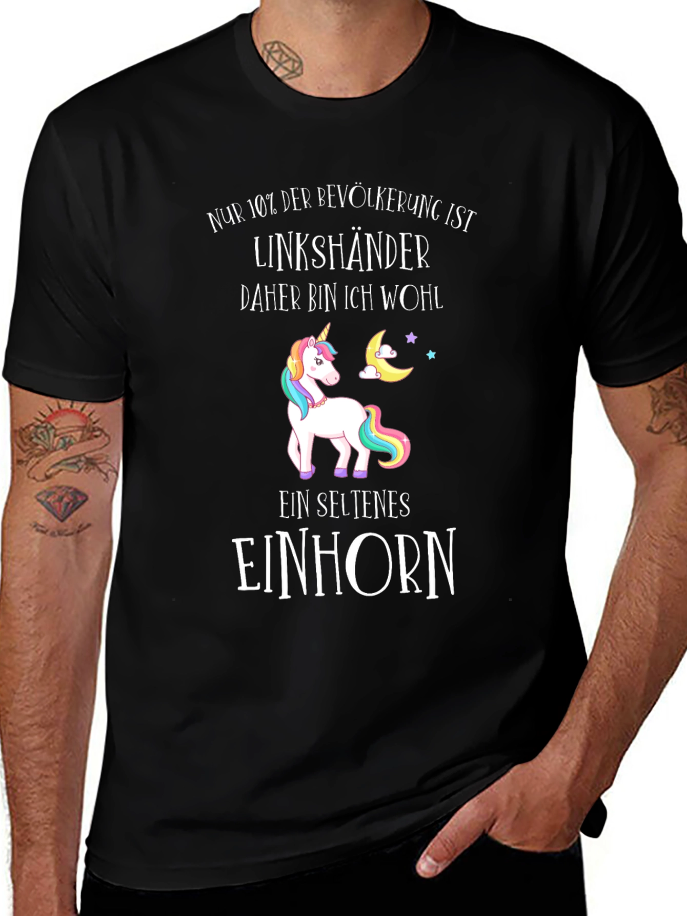 Variant 26 of Left-Handed Unicorn T-Shirt