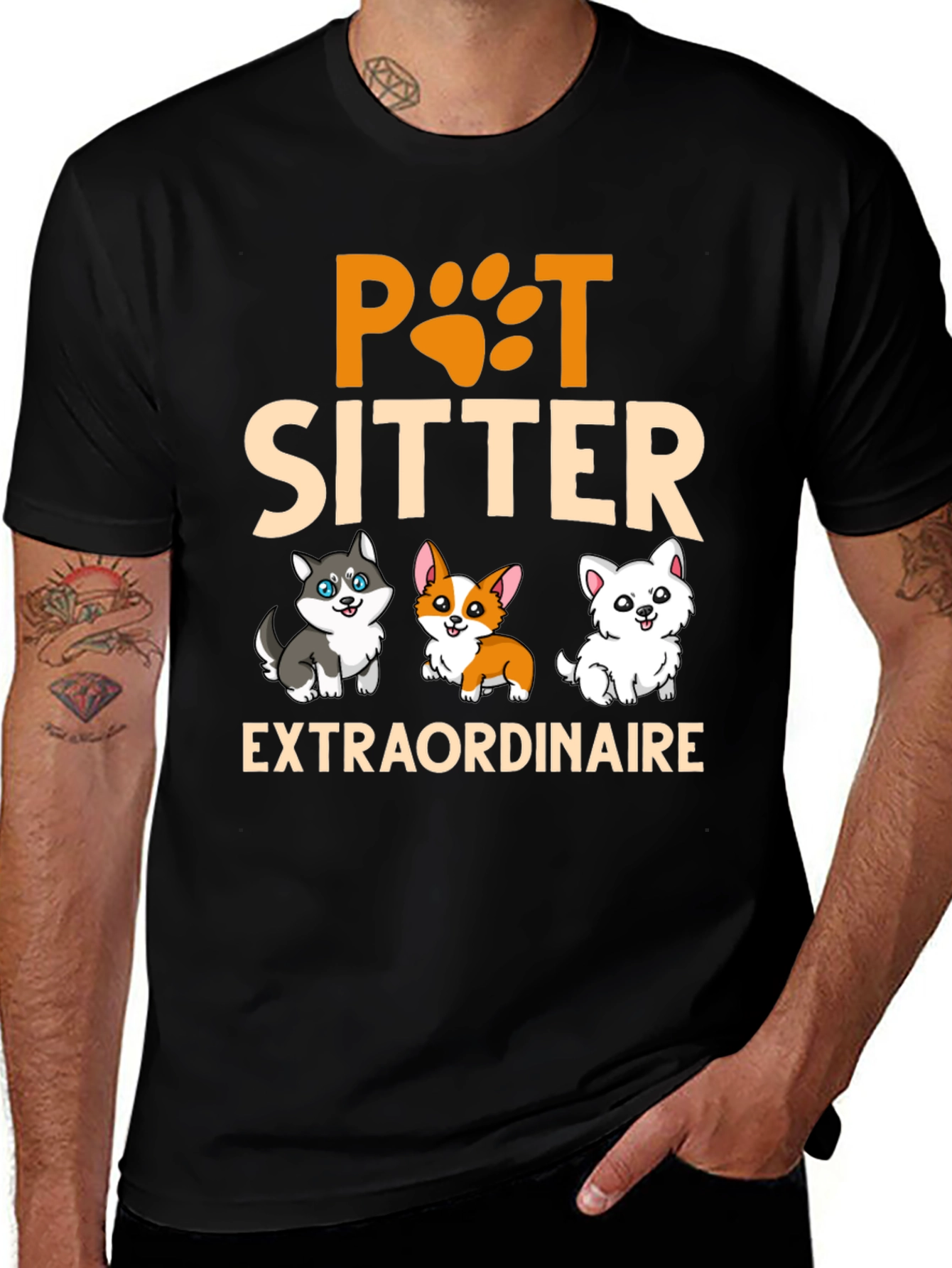 Variant 2 of Pet Sitter Extraordinaire T-Shirt