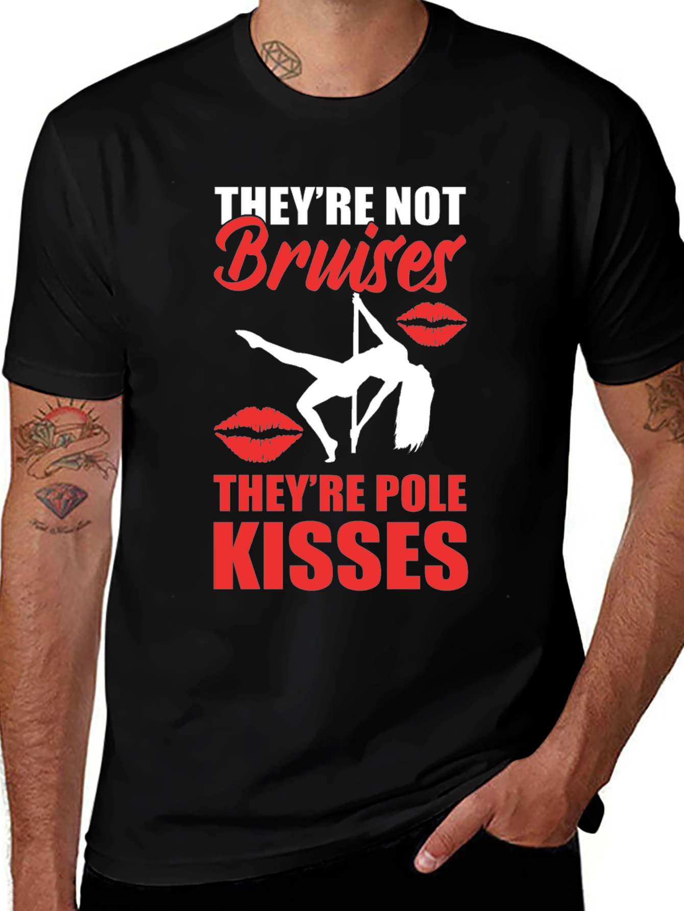 Variant 21 of Pole Kisses Graphic T-Shirt