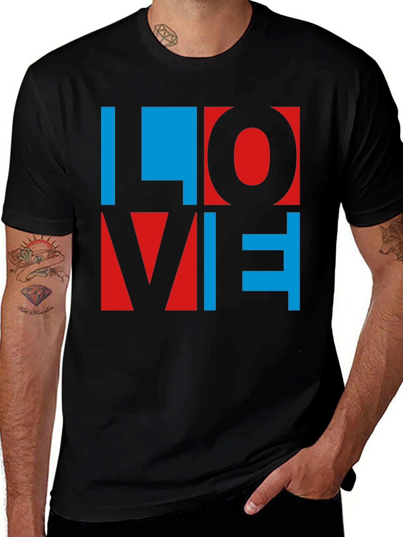 Variant 4 of LOVE Graphic Tee - Bold & Colorful