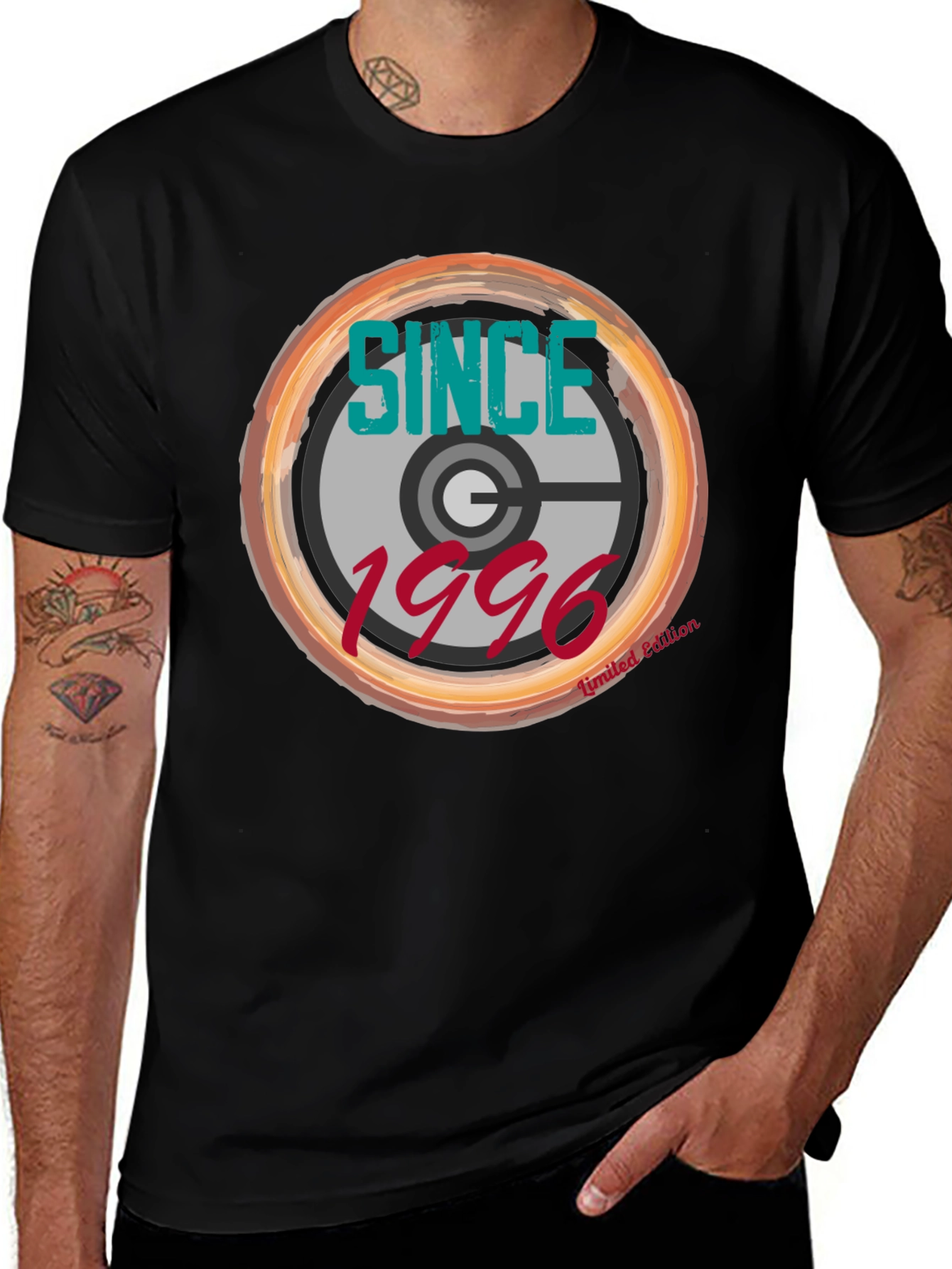 Variant 26 of Since 1996 Graphic Tee - Black