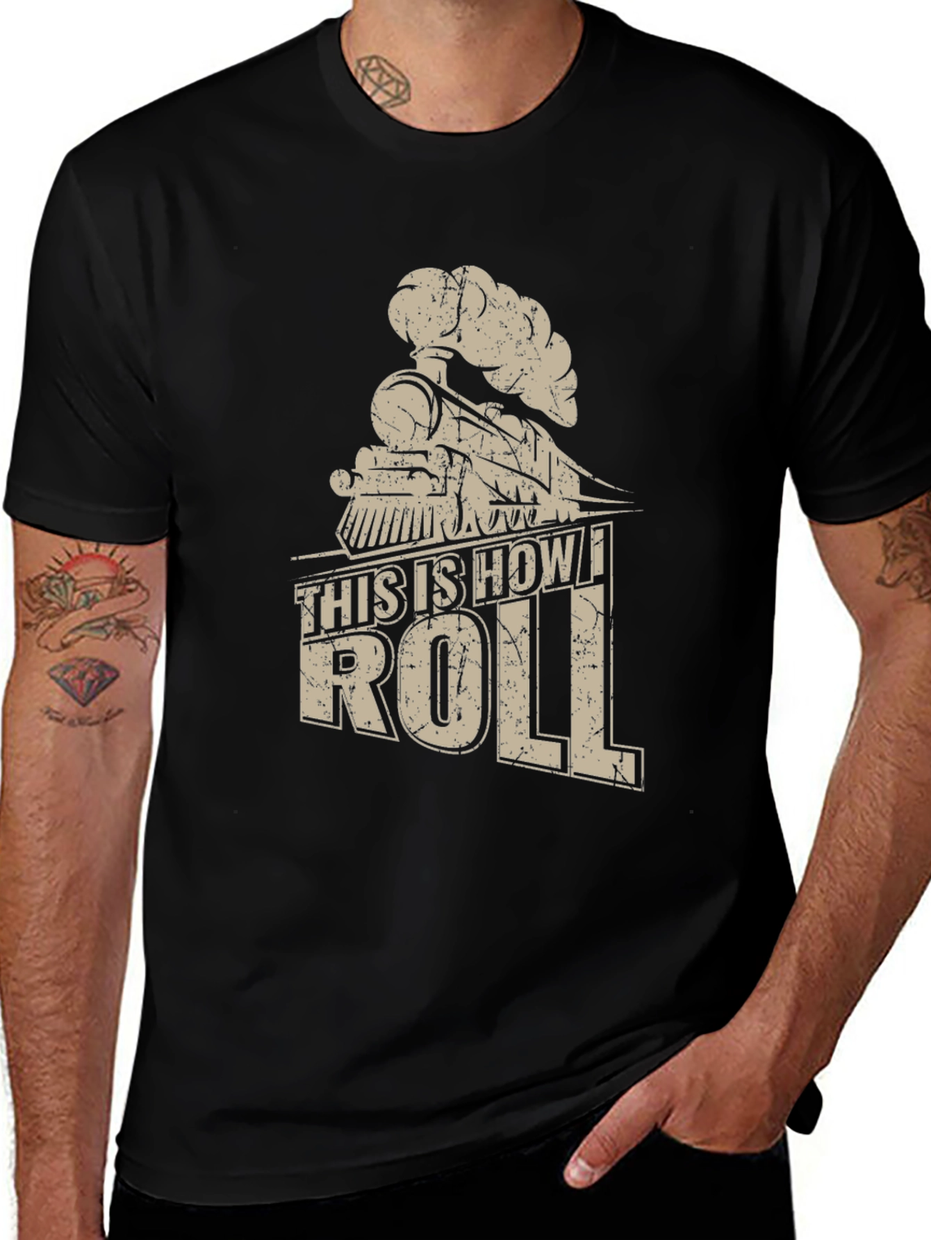 Variant 21 of This is How I Roll Train T-Shirt