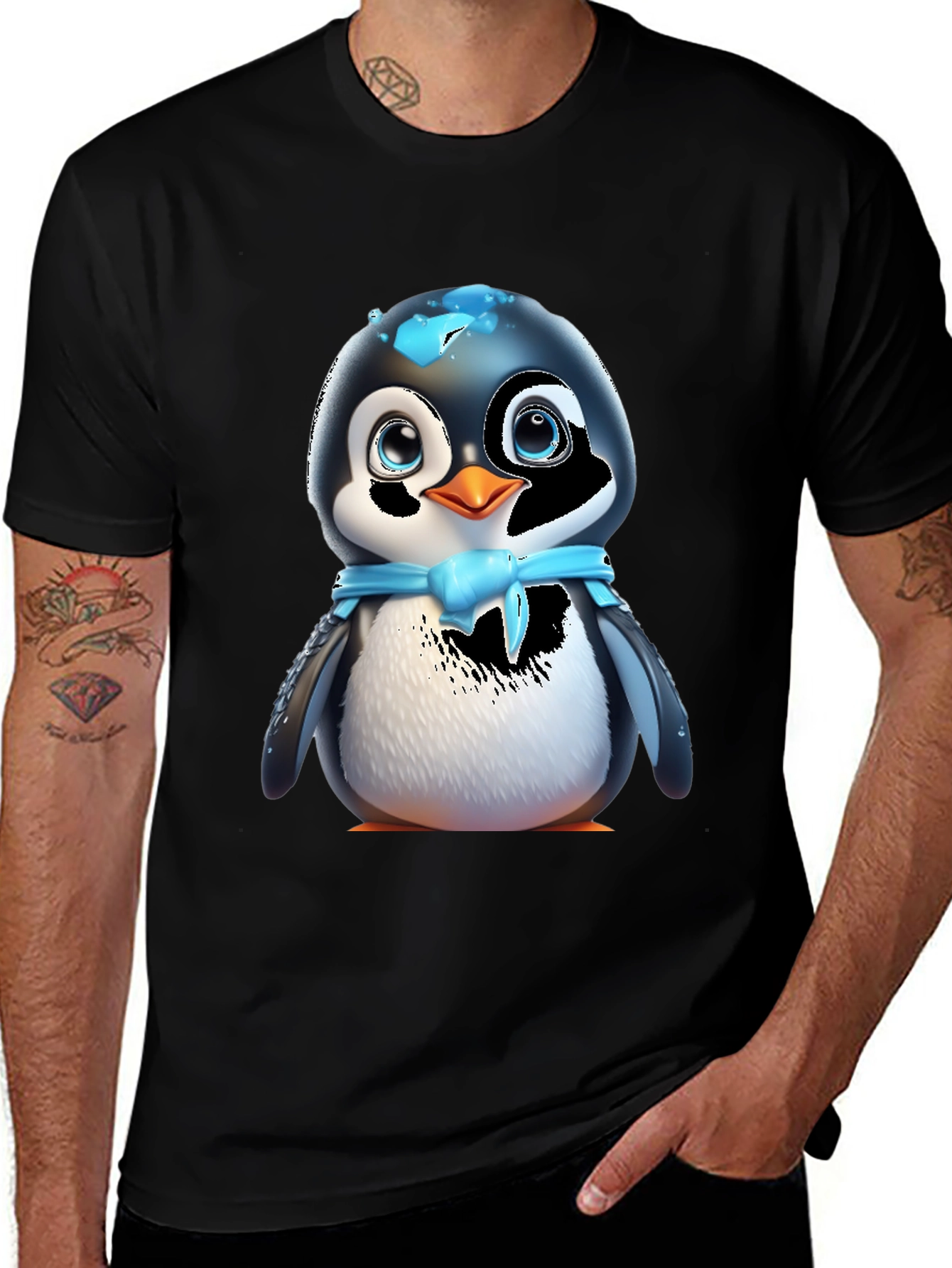 Variant 23 of Penguin Graphic Tee - Black