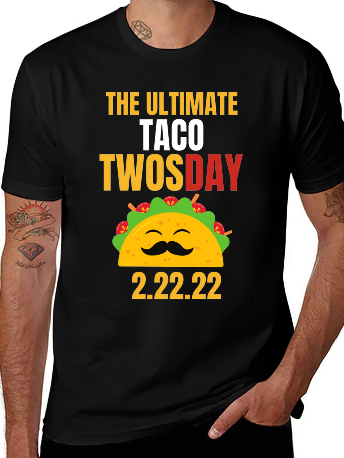 Variant 2 of Taco Twosday 2.22.22 Graphic Tee
