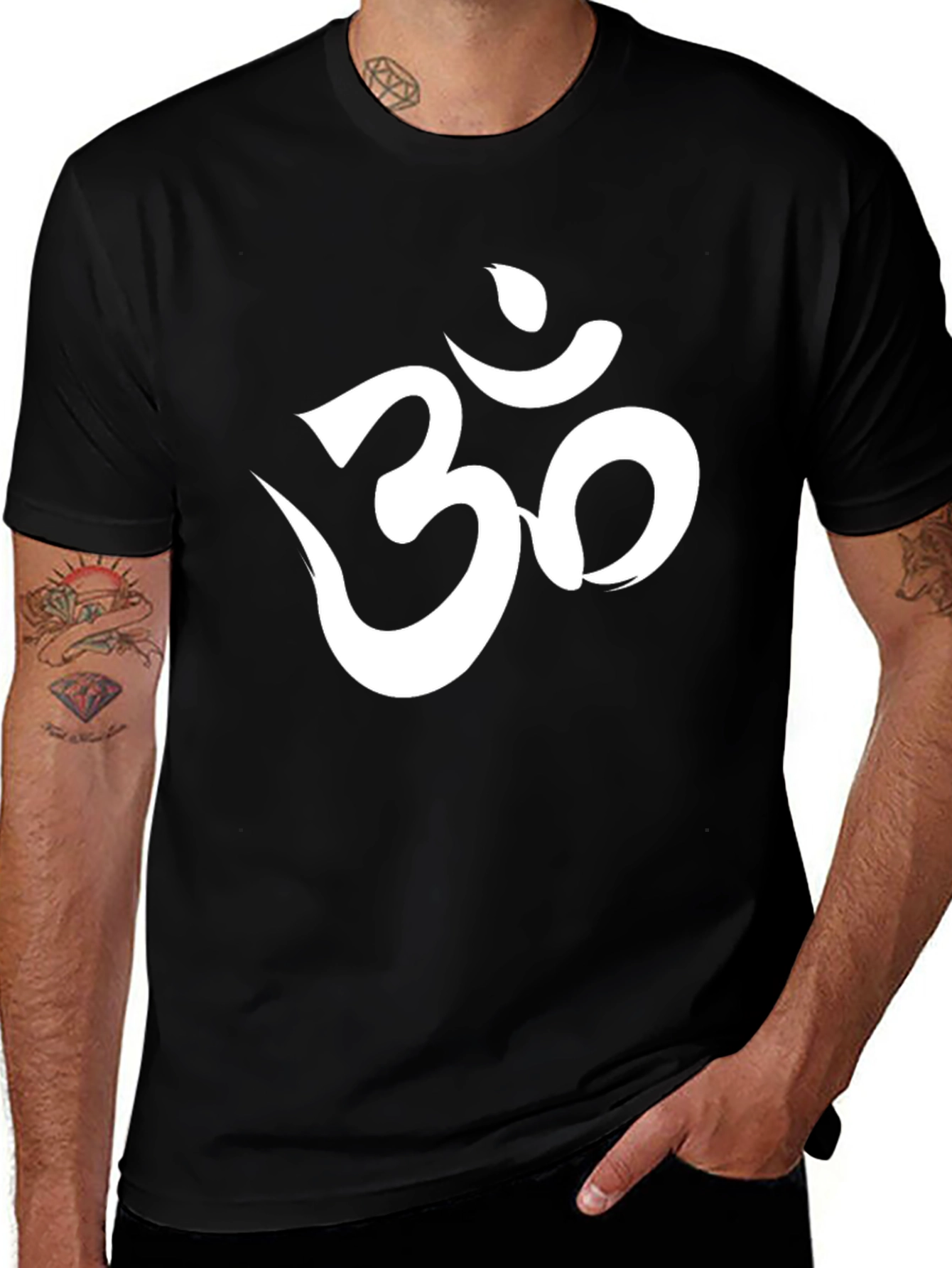 Variant 27 of Om Symbol T-Shirt - Spiritual Yoga Tee