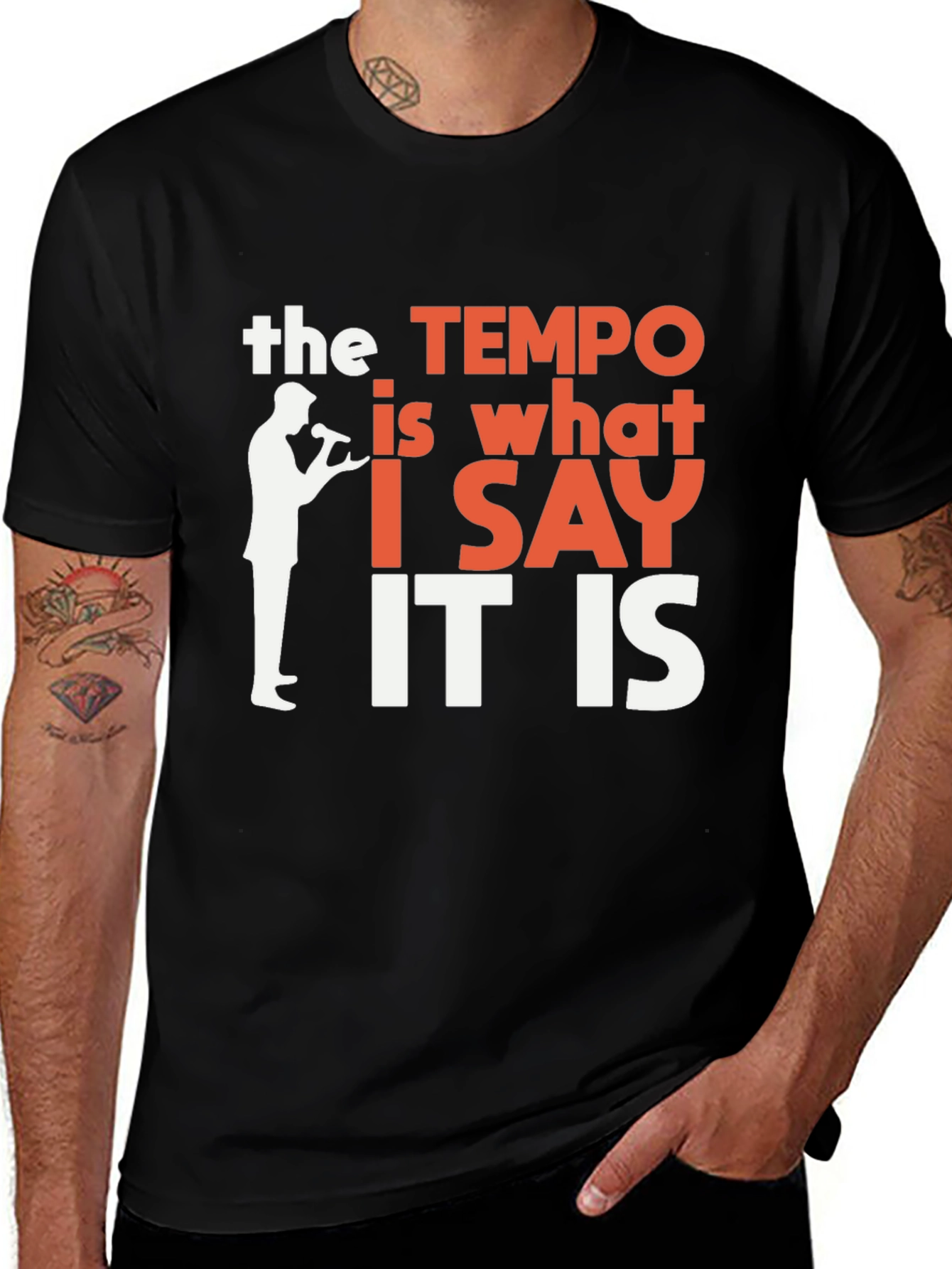 Variant 27 of Tempo T-Shirt - Funny Musician Tee