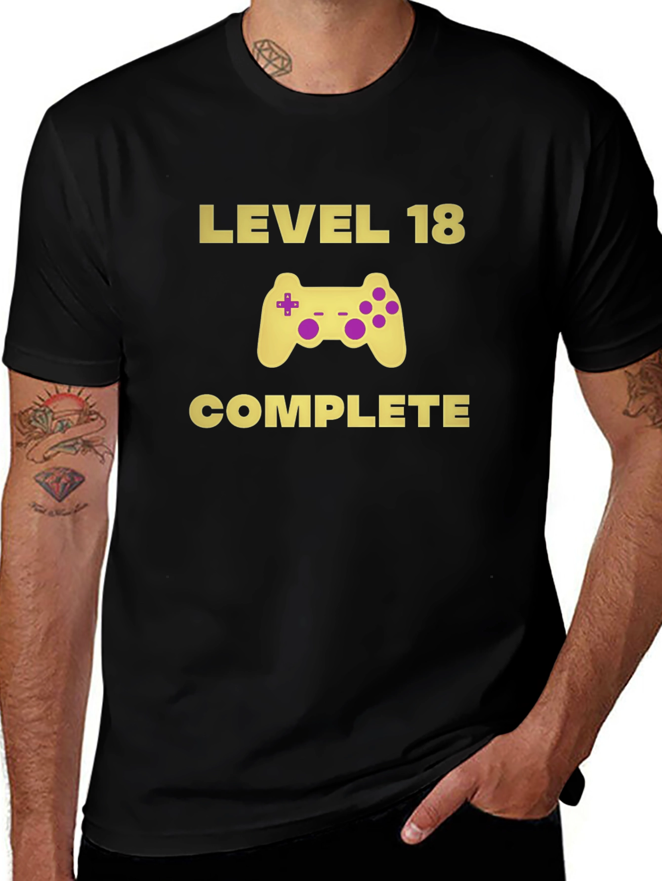 Variant 21 of Level 18 Complete Gamer T-Shirt