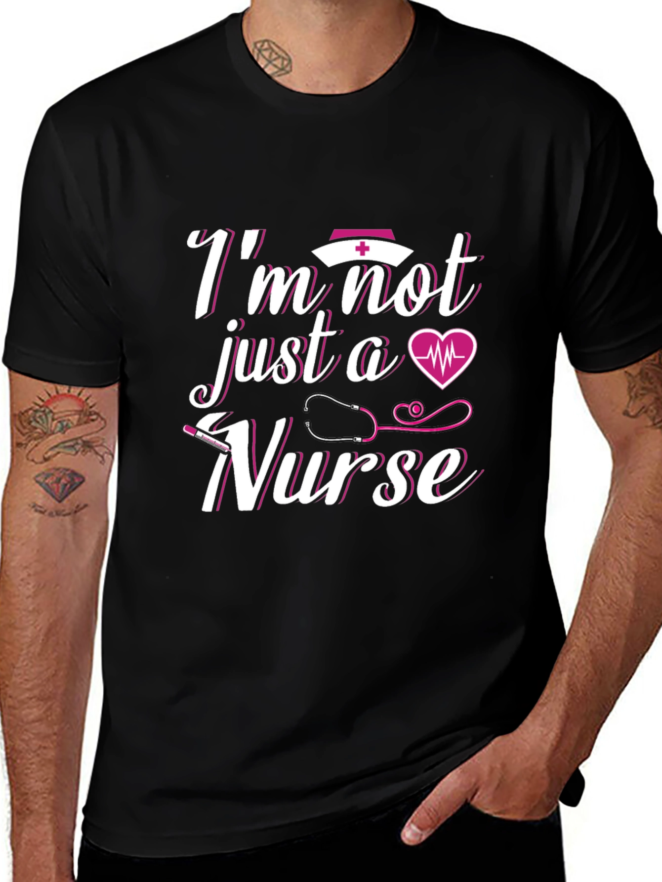Variant 24 of I'm Not Just a Nurse T-Shirt - Premium Quality