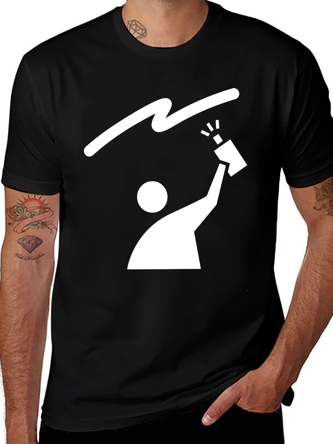 Variant 15 of Creative Spark T-Shirt - Artistic Expression Tee