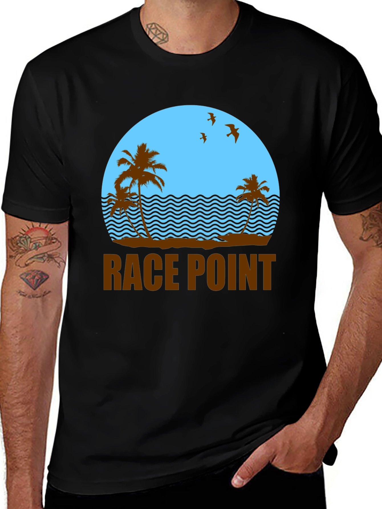 Variant 23 of Race Point Beach T-Shirt - Island Vibes