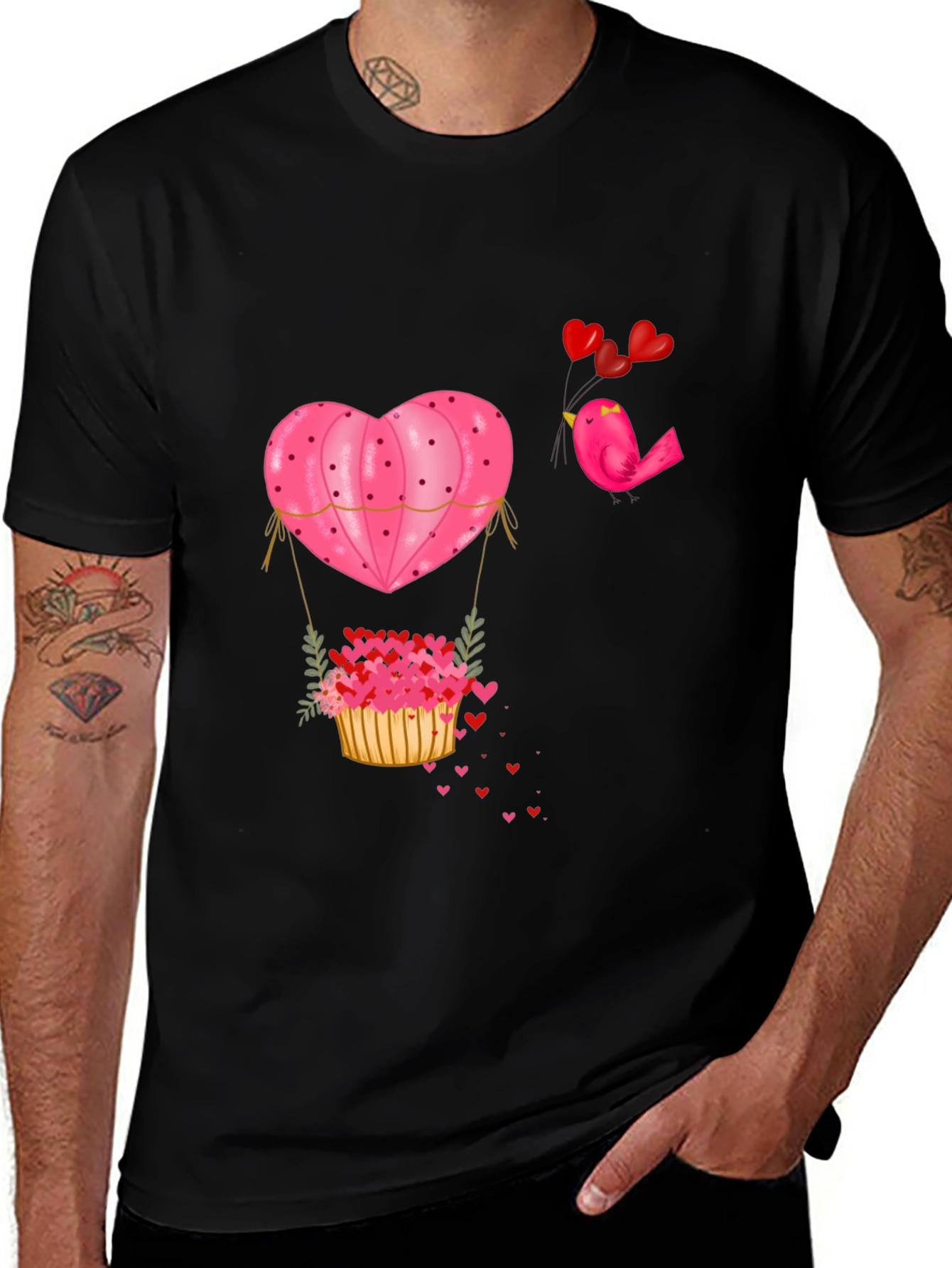 Variant 18 of Valentine's Day Heart Balloon T-Shirt