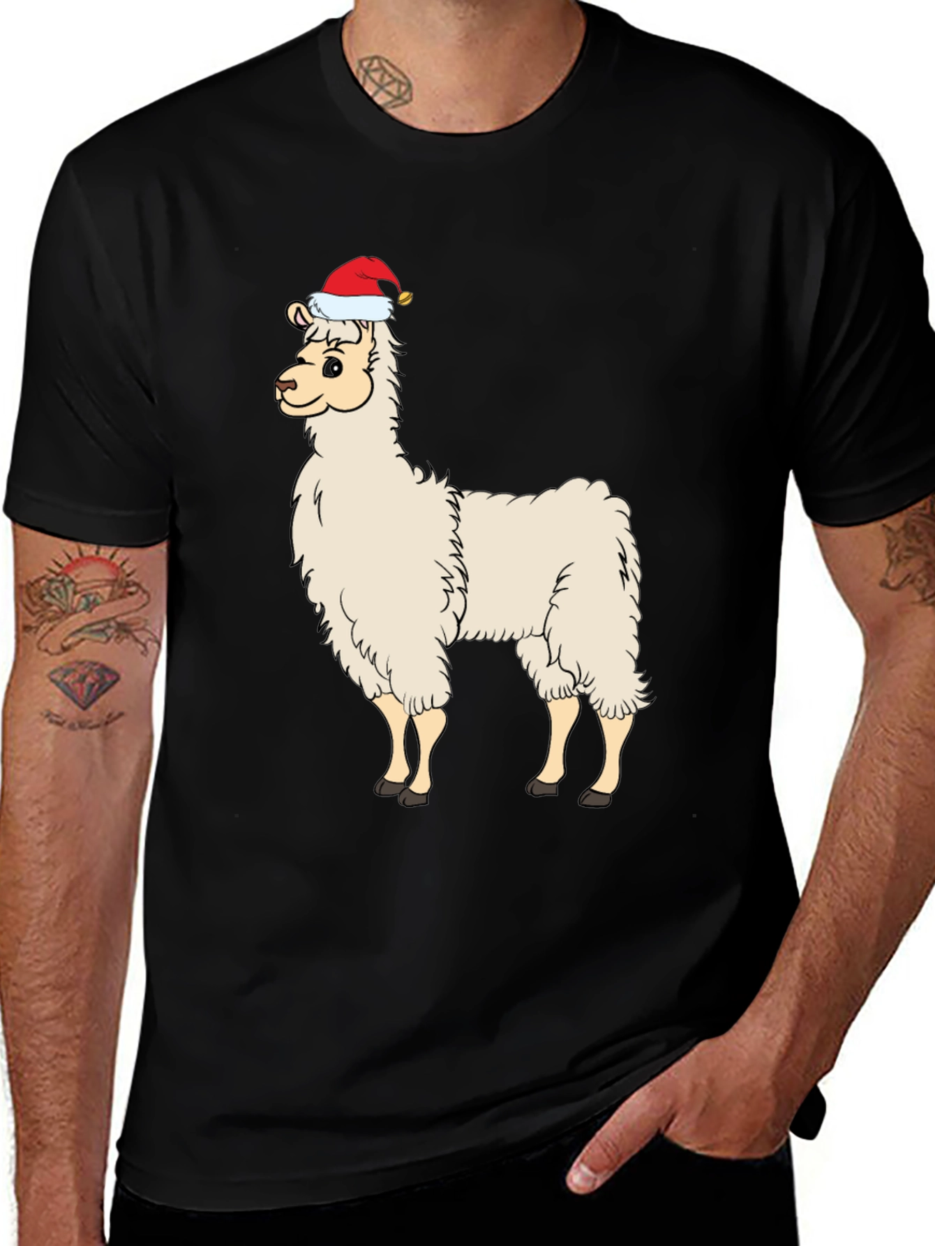 Variant 22 of Festive Llama T-Shirt