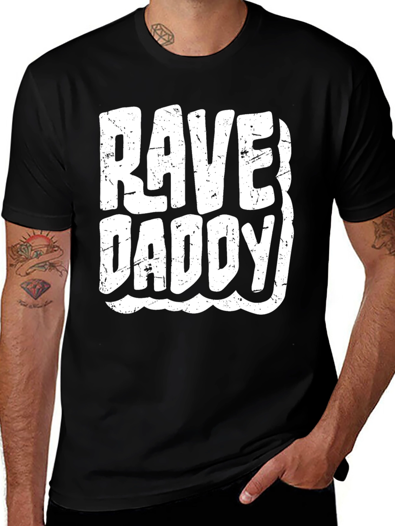 Variant 30 of Rave Daddy Graphic T-Shirt - Bold Party Apparel