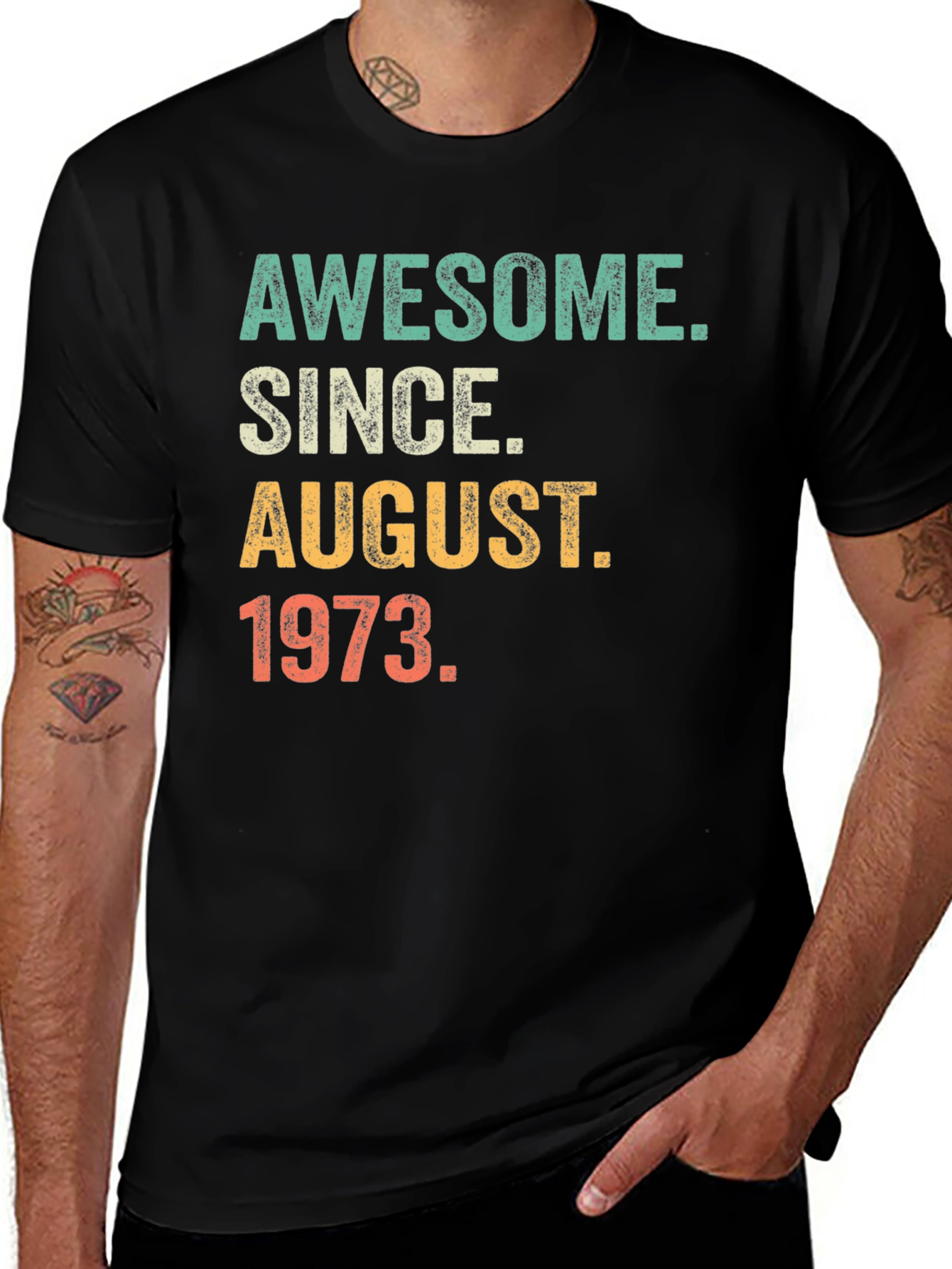 Variant 23 of Awesome Since August 1973 T-Shirt