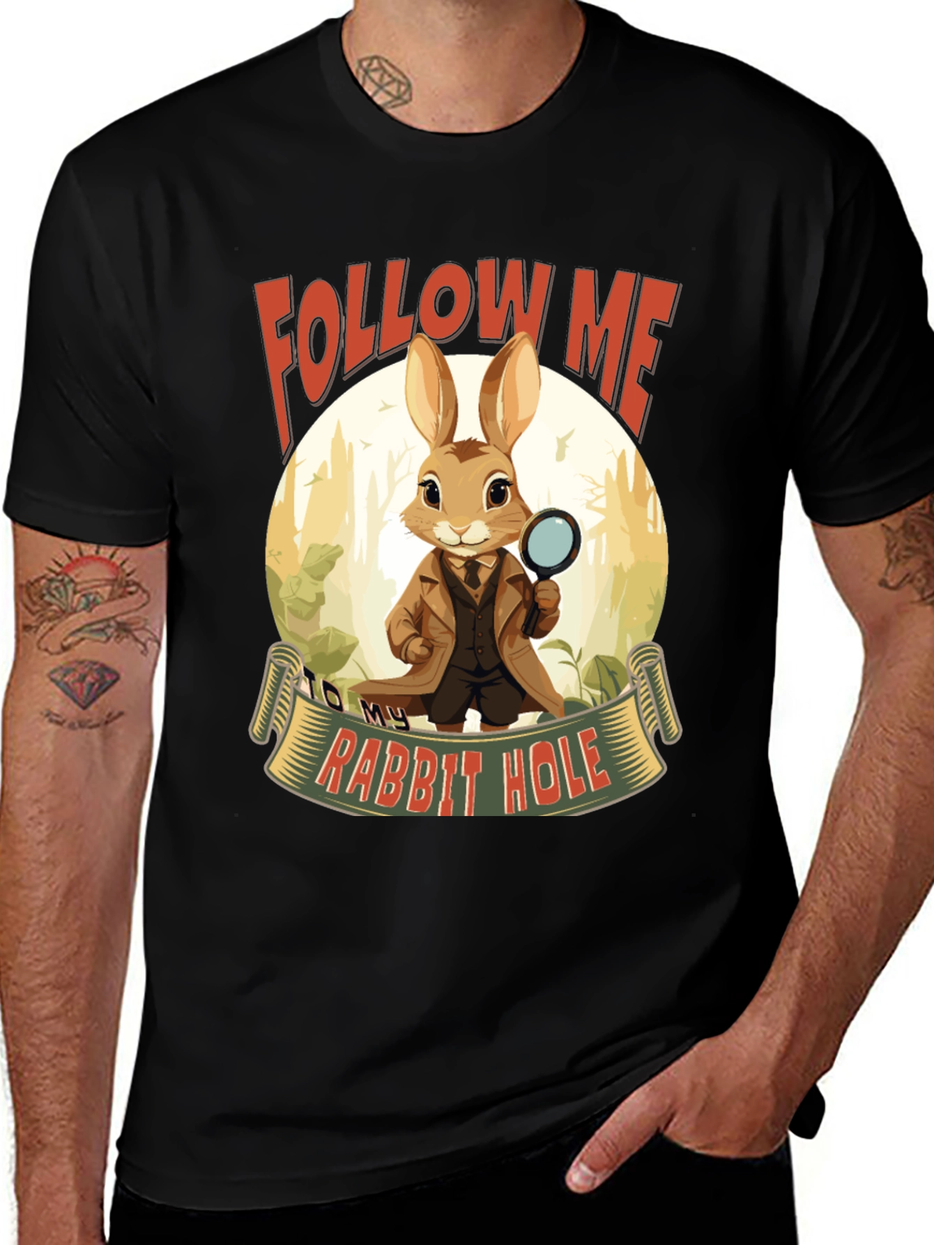 Follow Me Rabbit Hole T-Shirt