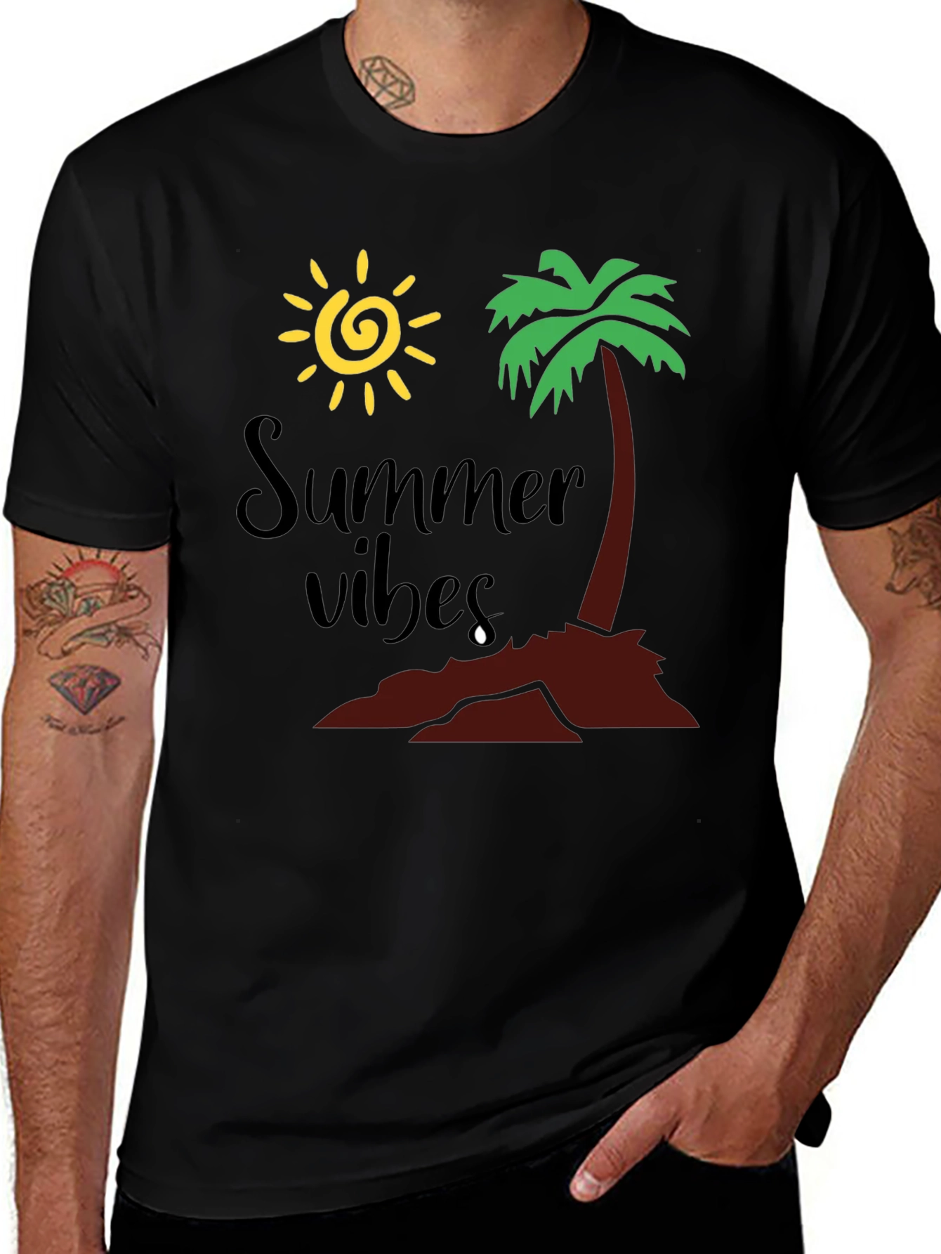 Variant 2 of Summer Vibes Graphic Tee - Vacation Ready!