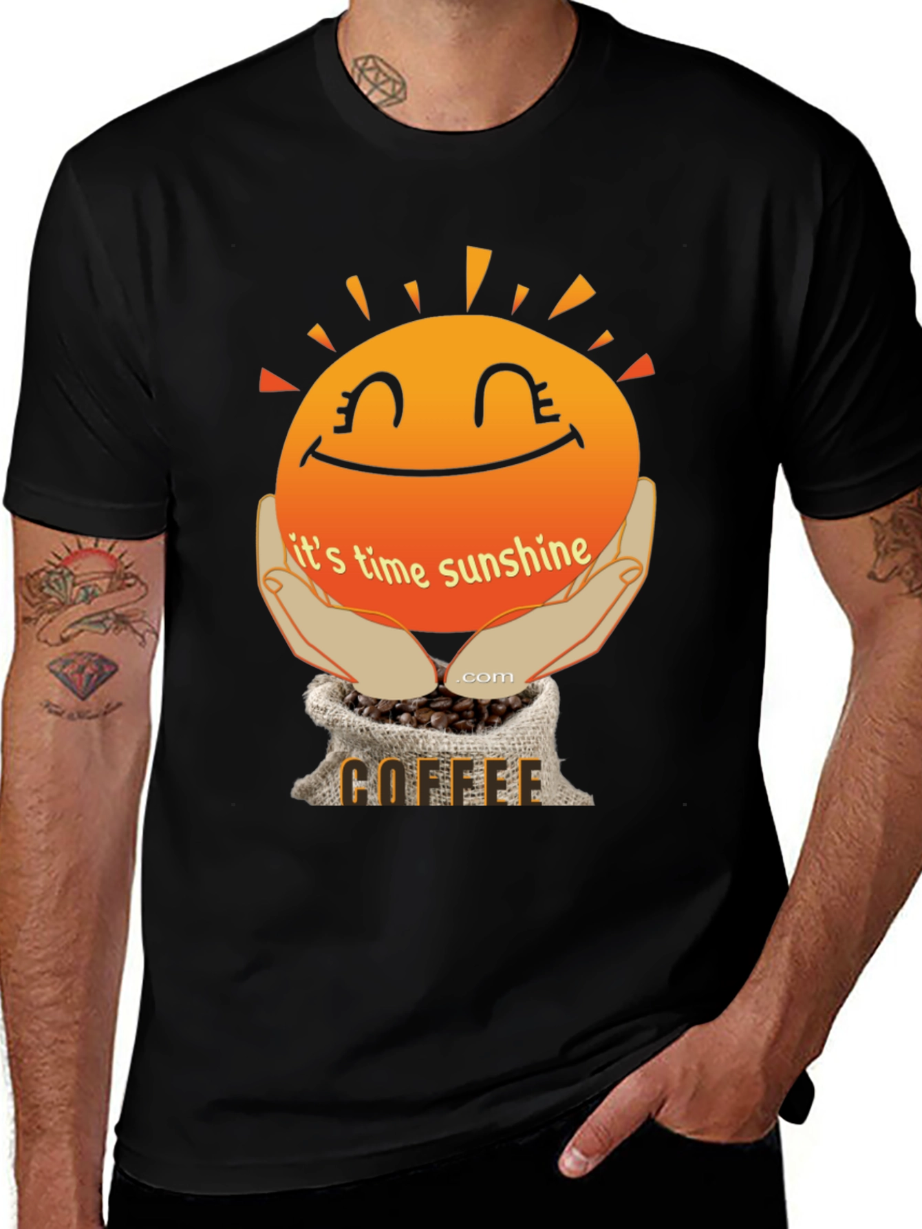 Variant 16 of It's Time Sunshine Coffee T-Shirt