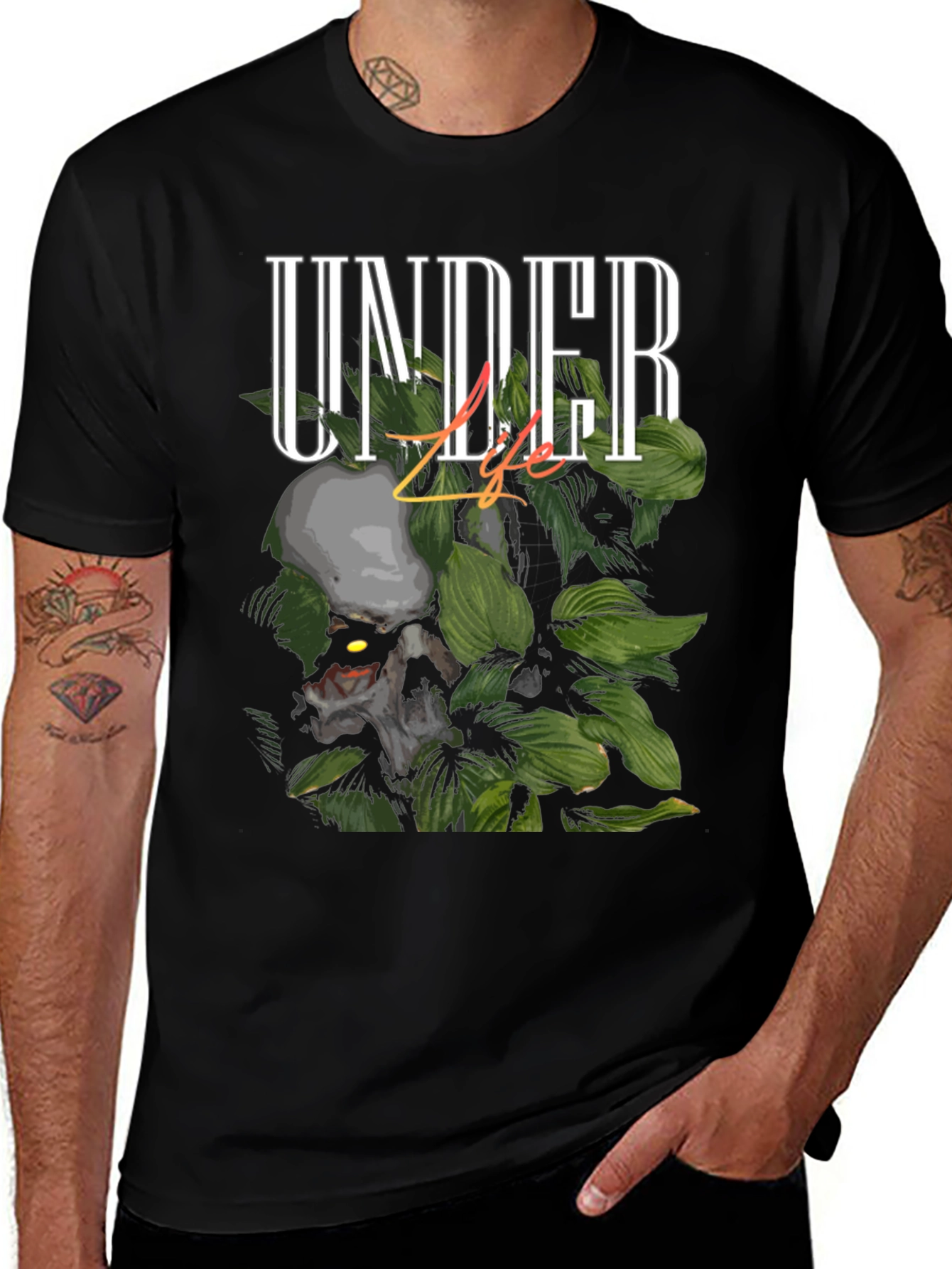 Variant 8 of Under Life Skull T-Shirt