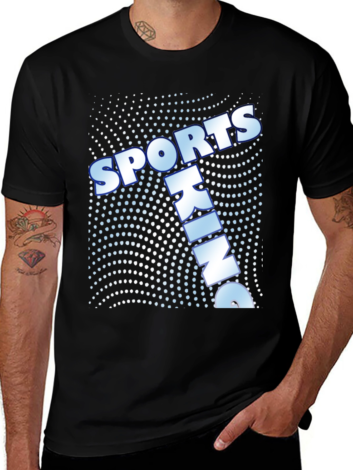 Variant 5 of Sporting T-Shirt Black Cotton Blend