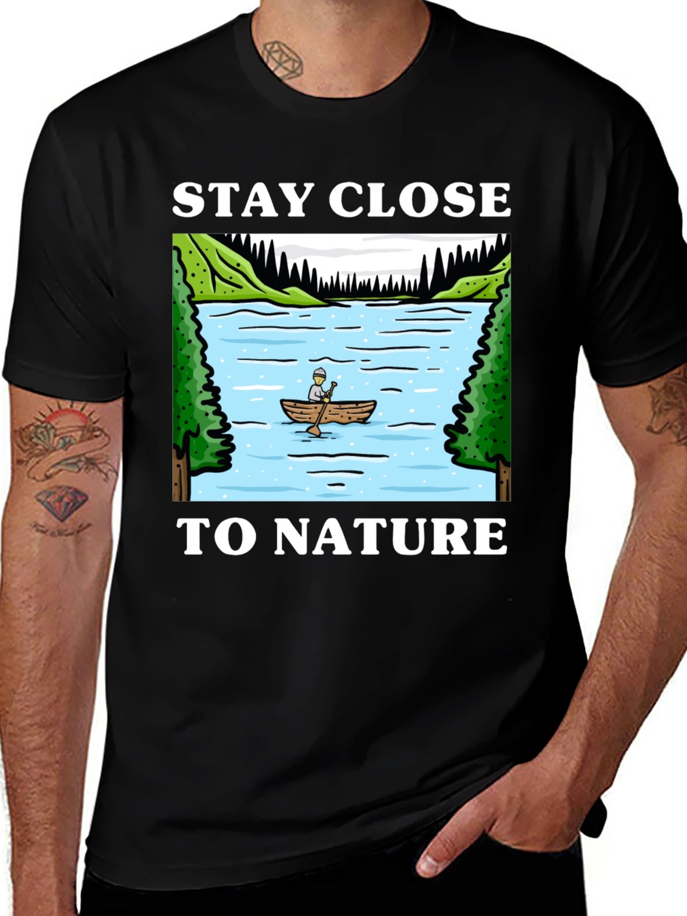 Variant 10 of Stay Close To Nature Graphic Tee