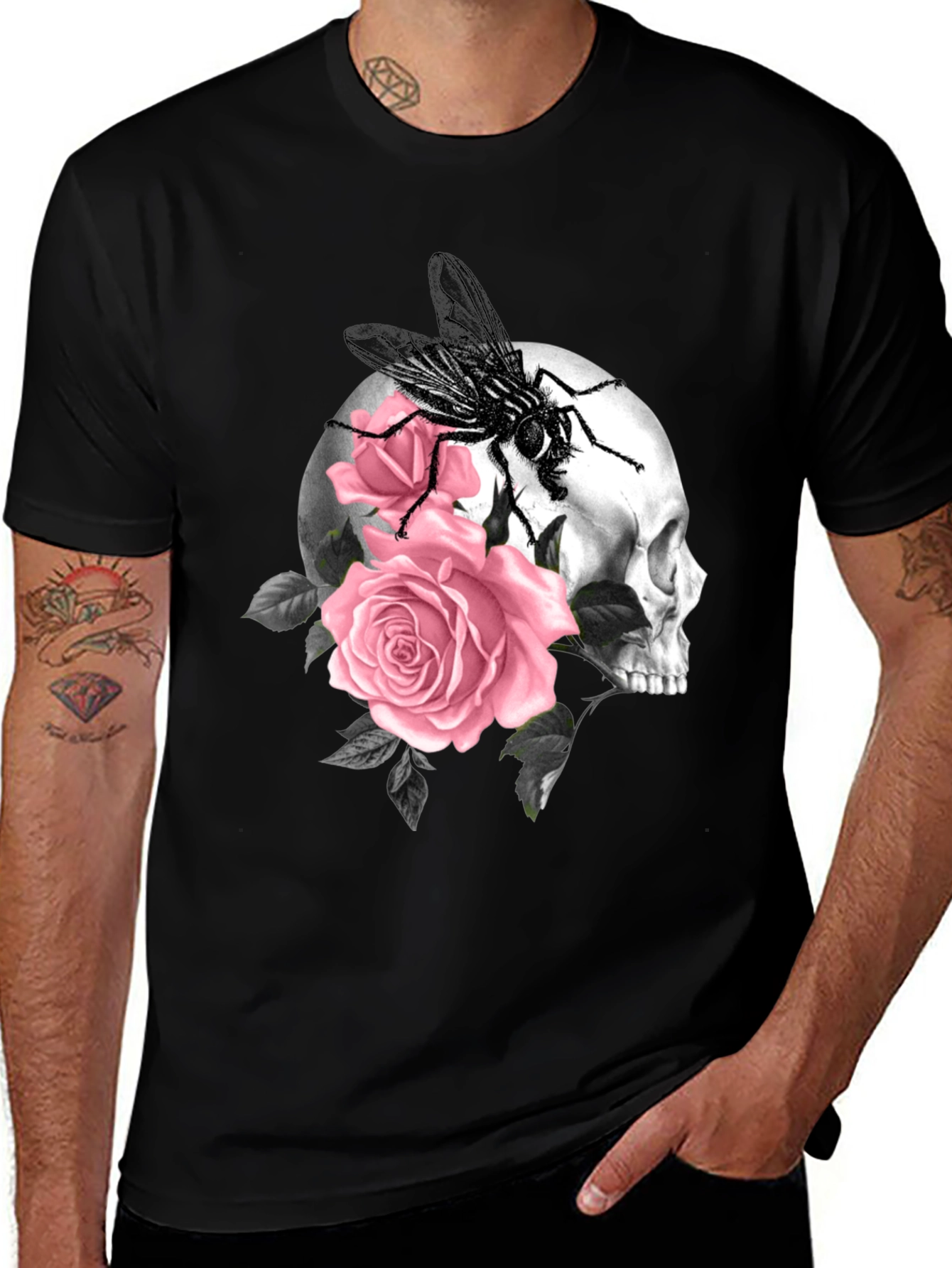 Skull & Roses Graphic Tee
