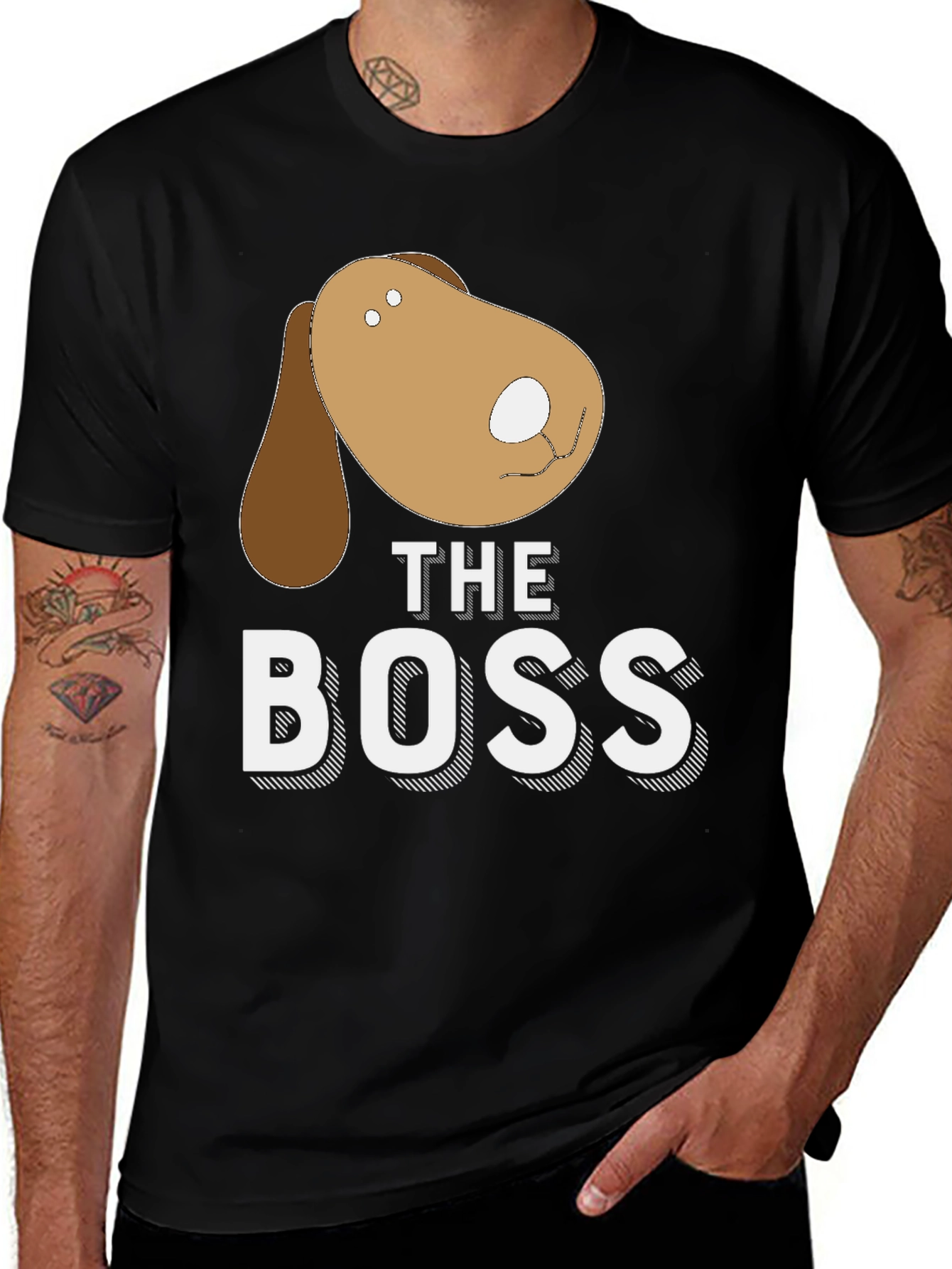 Variant 24 of The Boss Dog Graphic T-Shirt