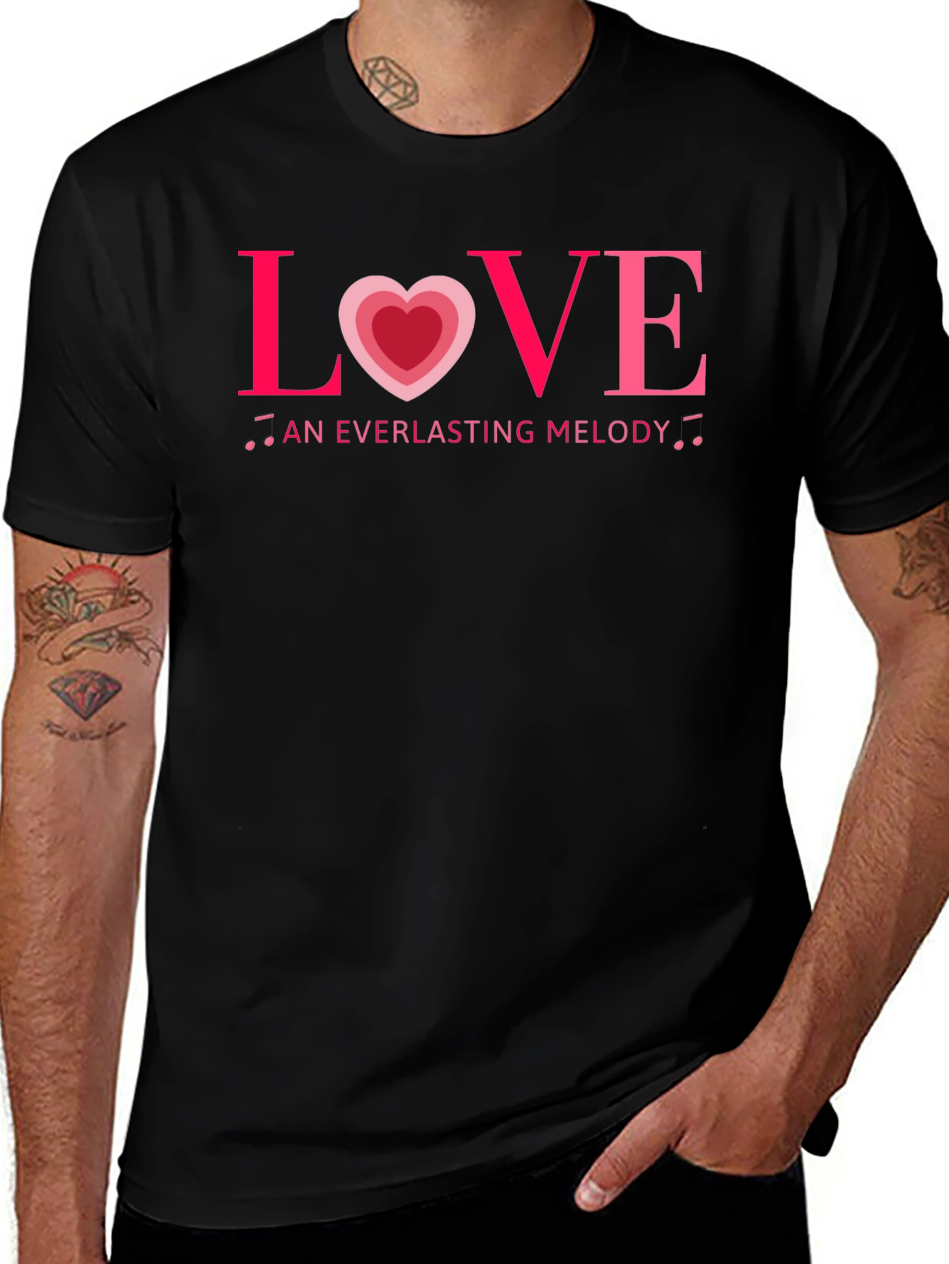 Variant 11 of Love Melody Graphic Tee - Everlasting Style