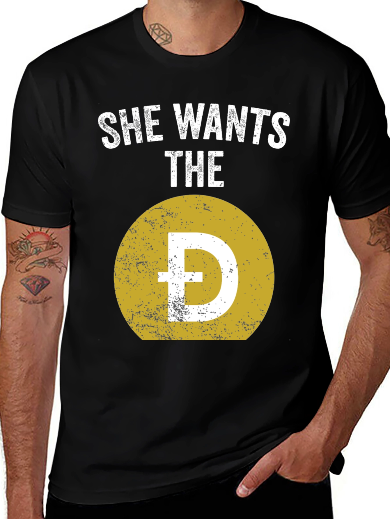 Variant 23 of She Wants the D Doge Meme T-Shirt