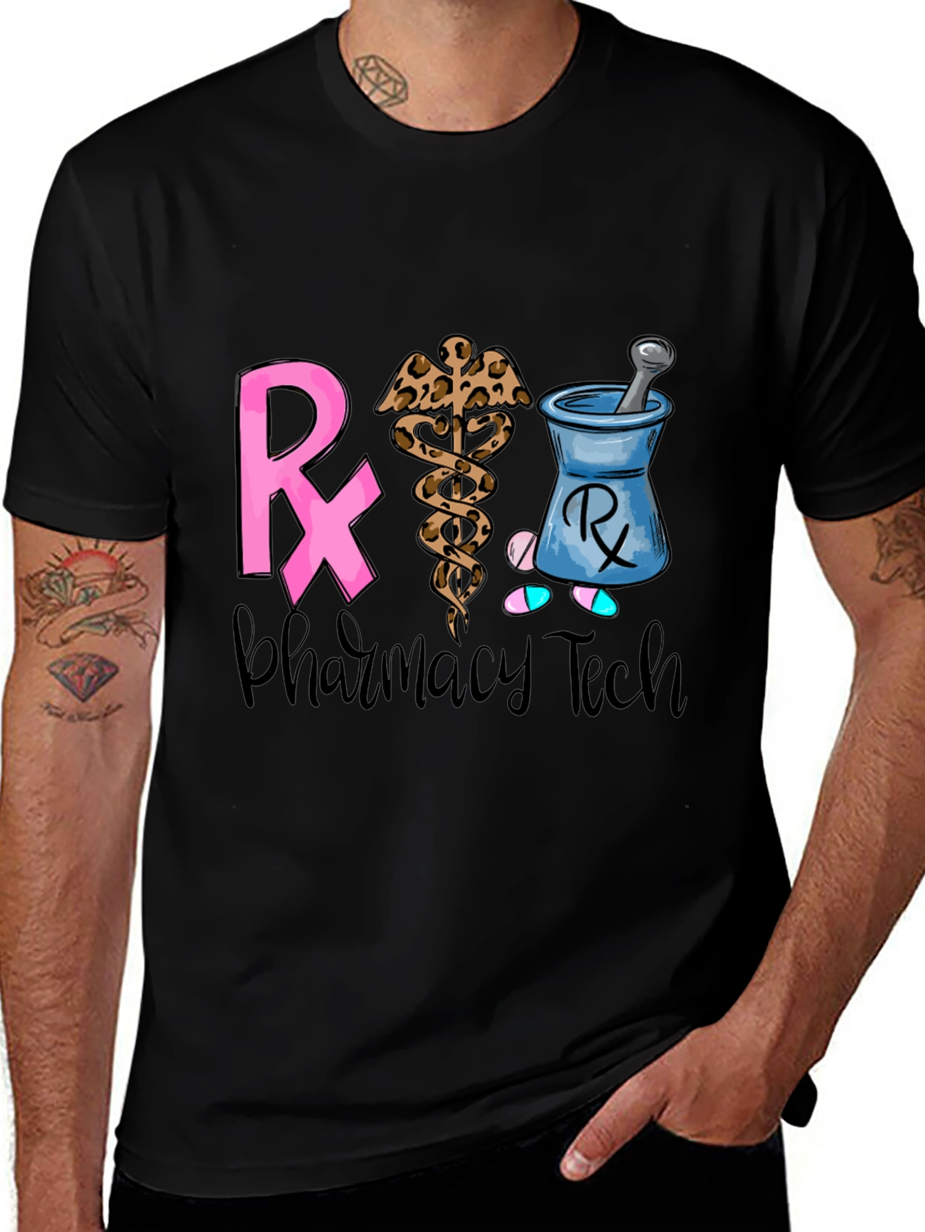 Variant 19 of Pharmacy Tech Graphic T-Shirt