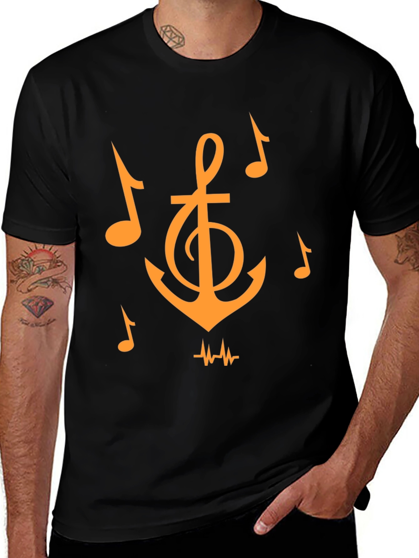 Variant 22 of Musical Anchor Graphic Tee