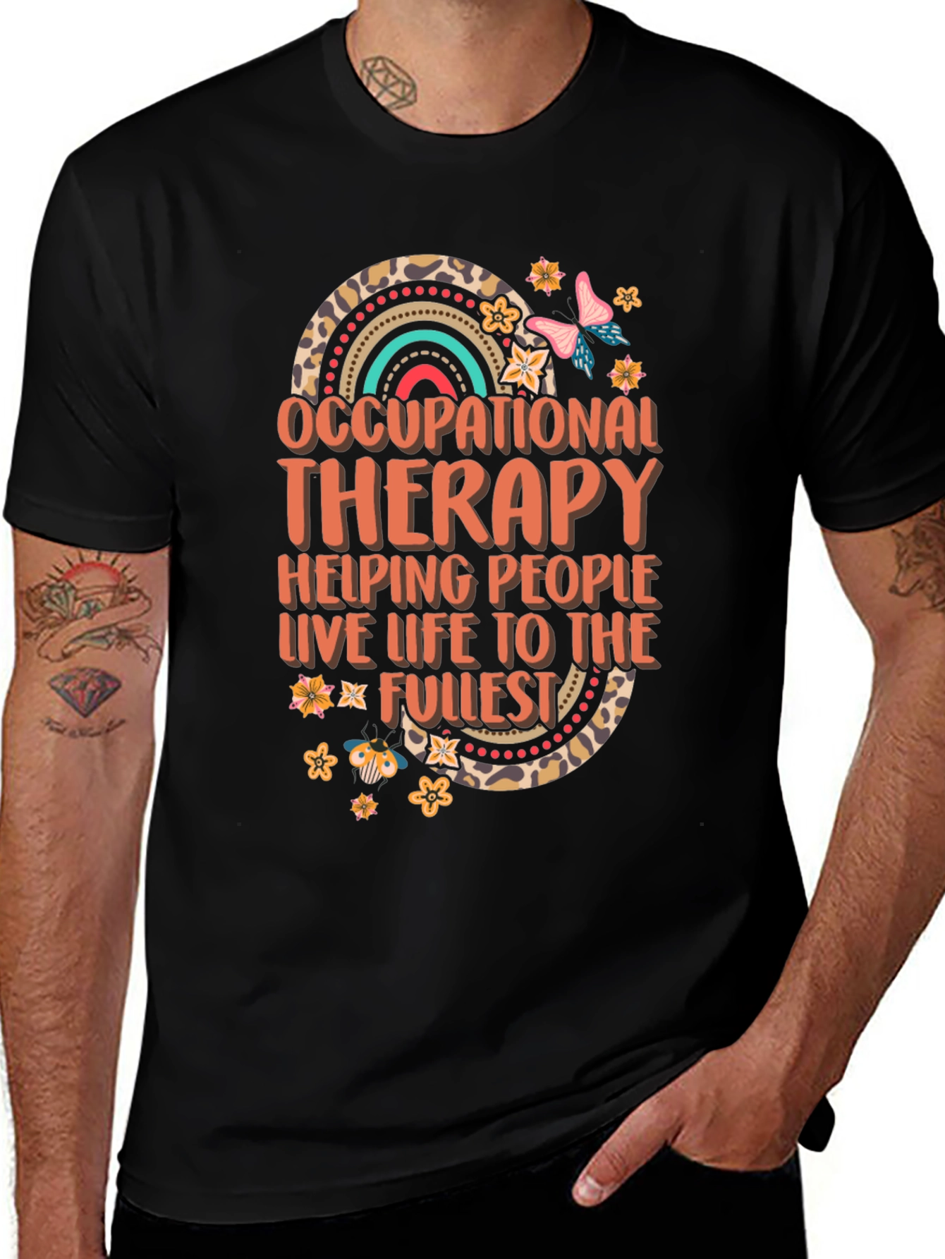 Occupational Therapy T-Shirt, Helping People Live Life