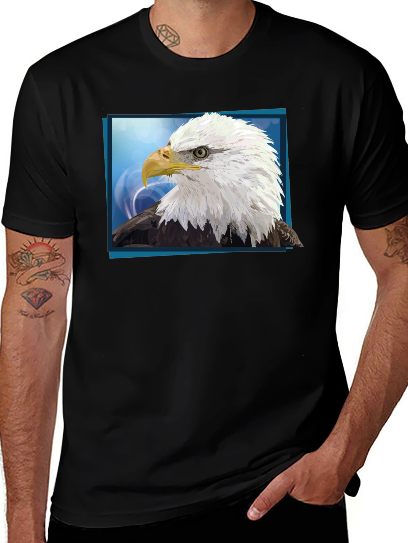 Variant 13 of Bald Eagle Graphic Tee - Patriotic Design
