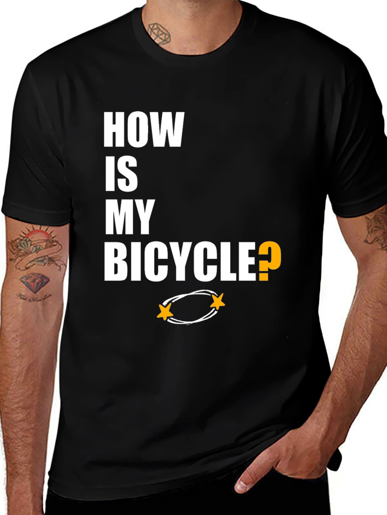 Variant 5 of How Is My Bicycle T-Shirt