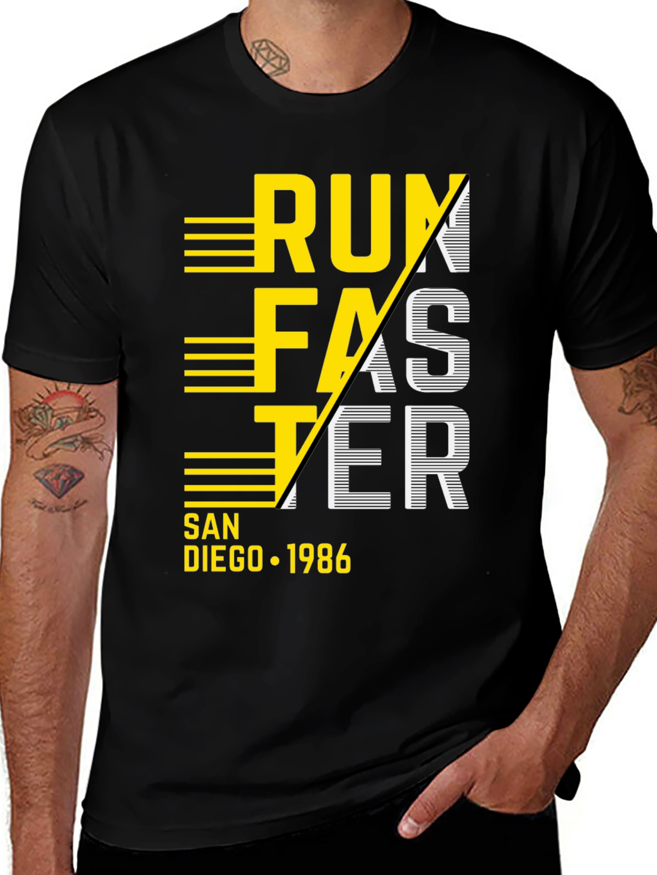 Run Faster San Diego Graphic Tee