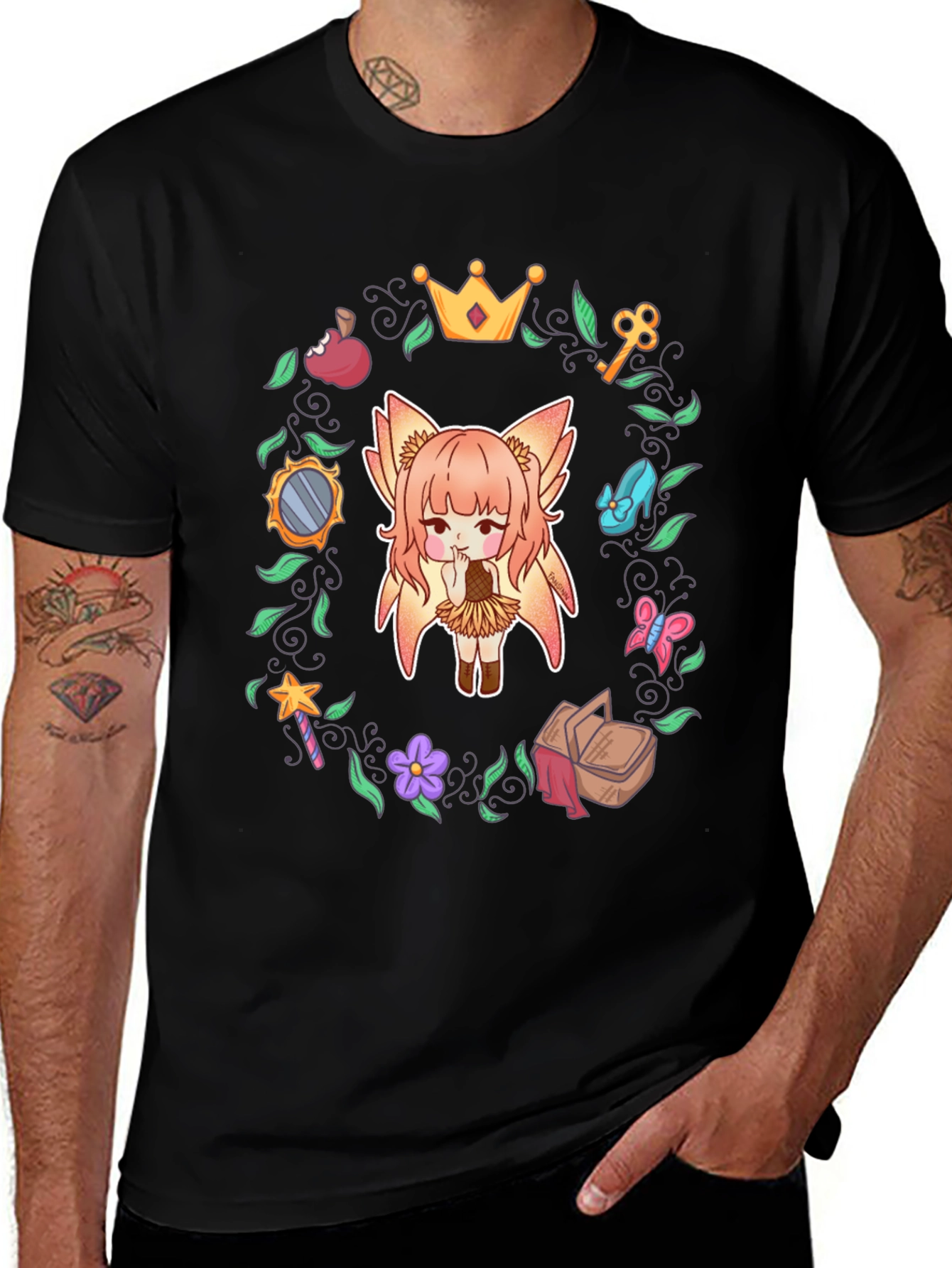 Anime Girl T-Shirt - Fairy Tale Theme